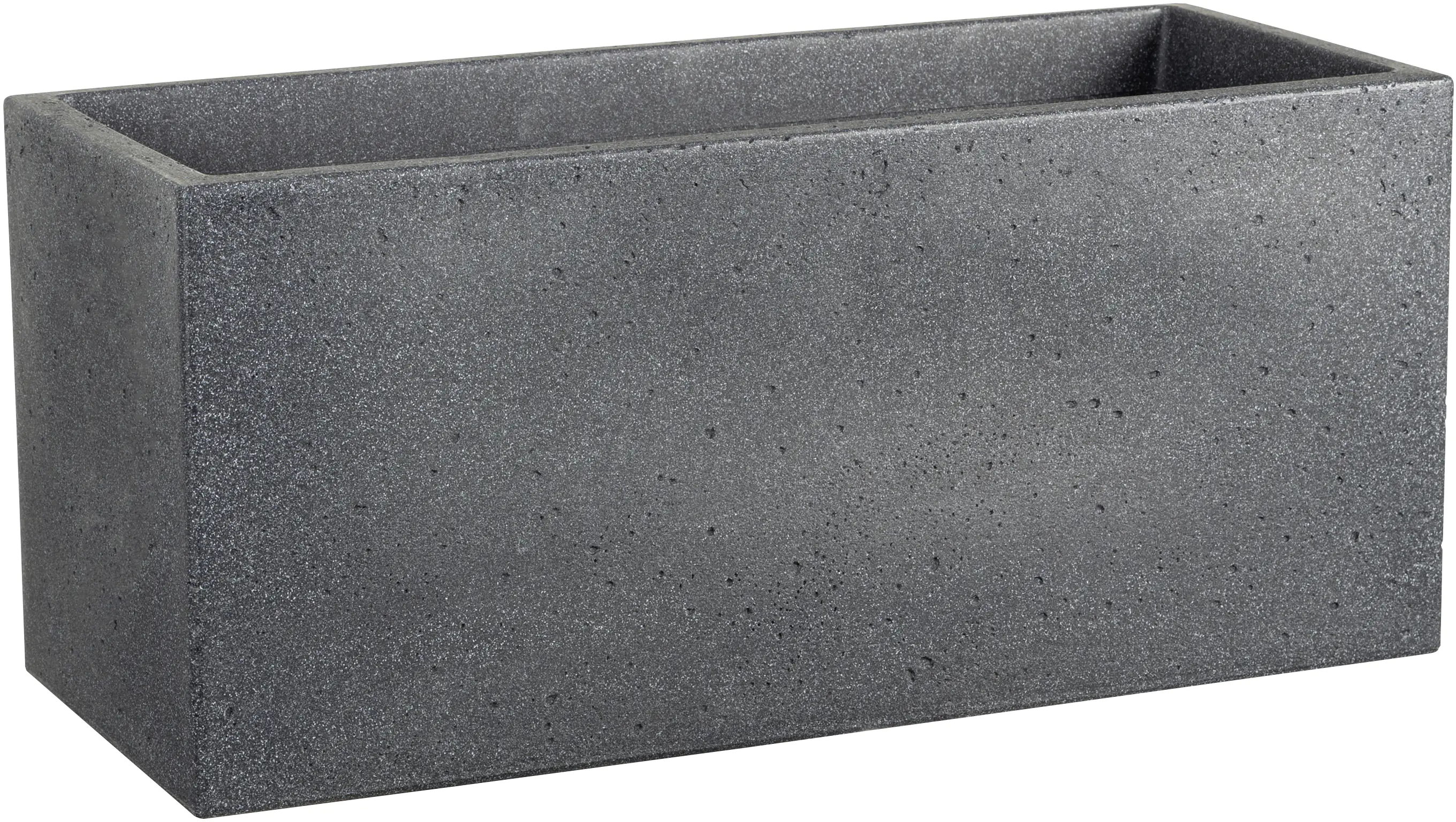 Scheurich Pflanzgefäß C-Cube Long Serie 240 schwarz granit 60 cm
