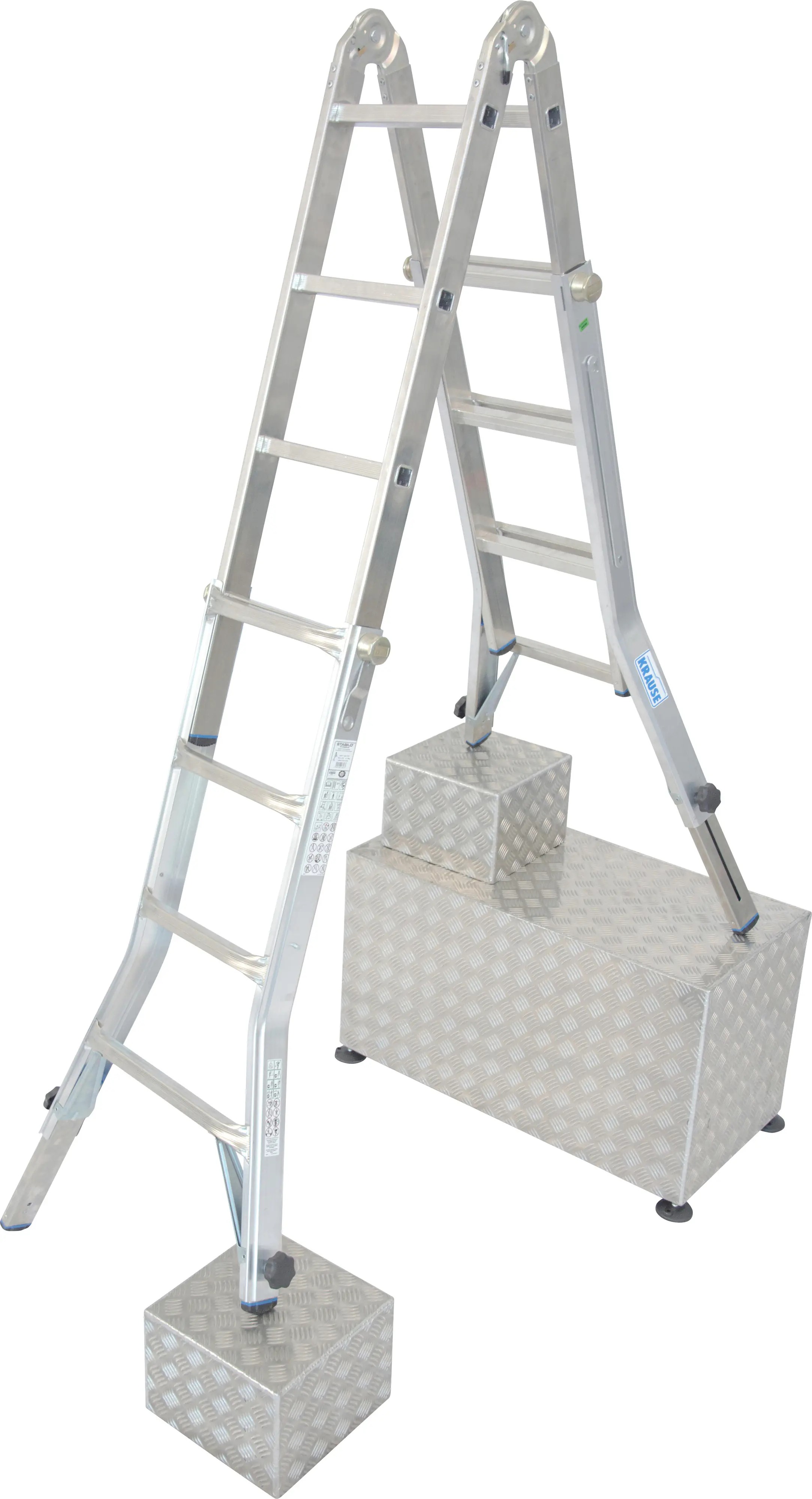 Krause Aluminium-Teleskopleiter STABILO 5 m
