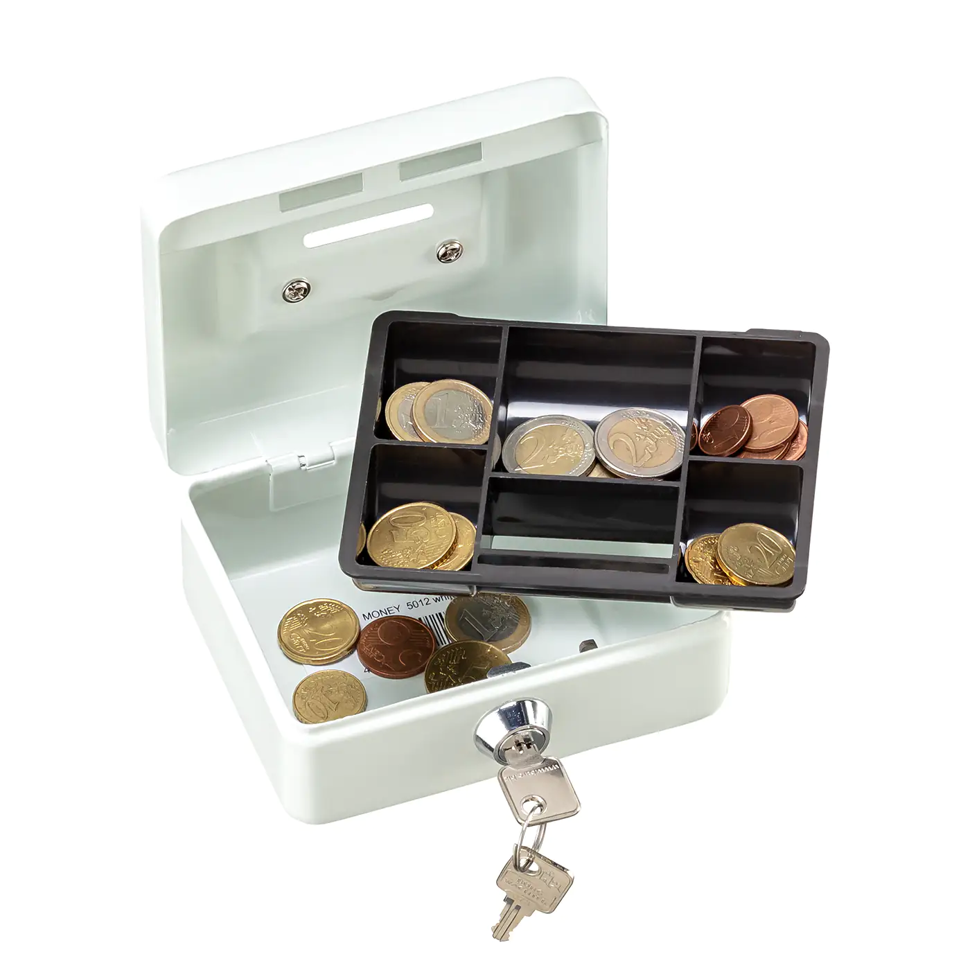Burg Wächter Geldkassette Money 5012 125 x 95 x 60 mm weiß