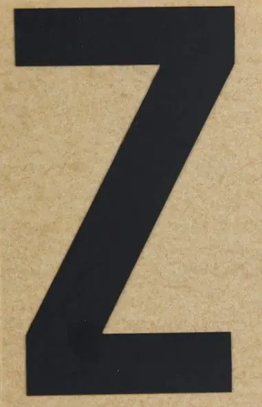 Conacord Klebebuchstabe "Z" 55 x 50 mm