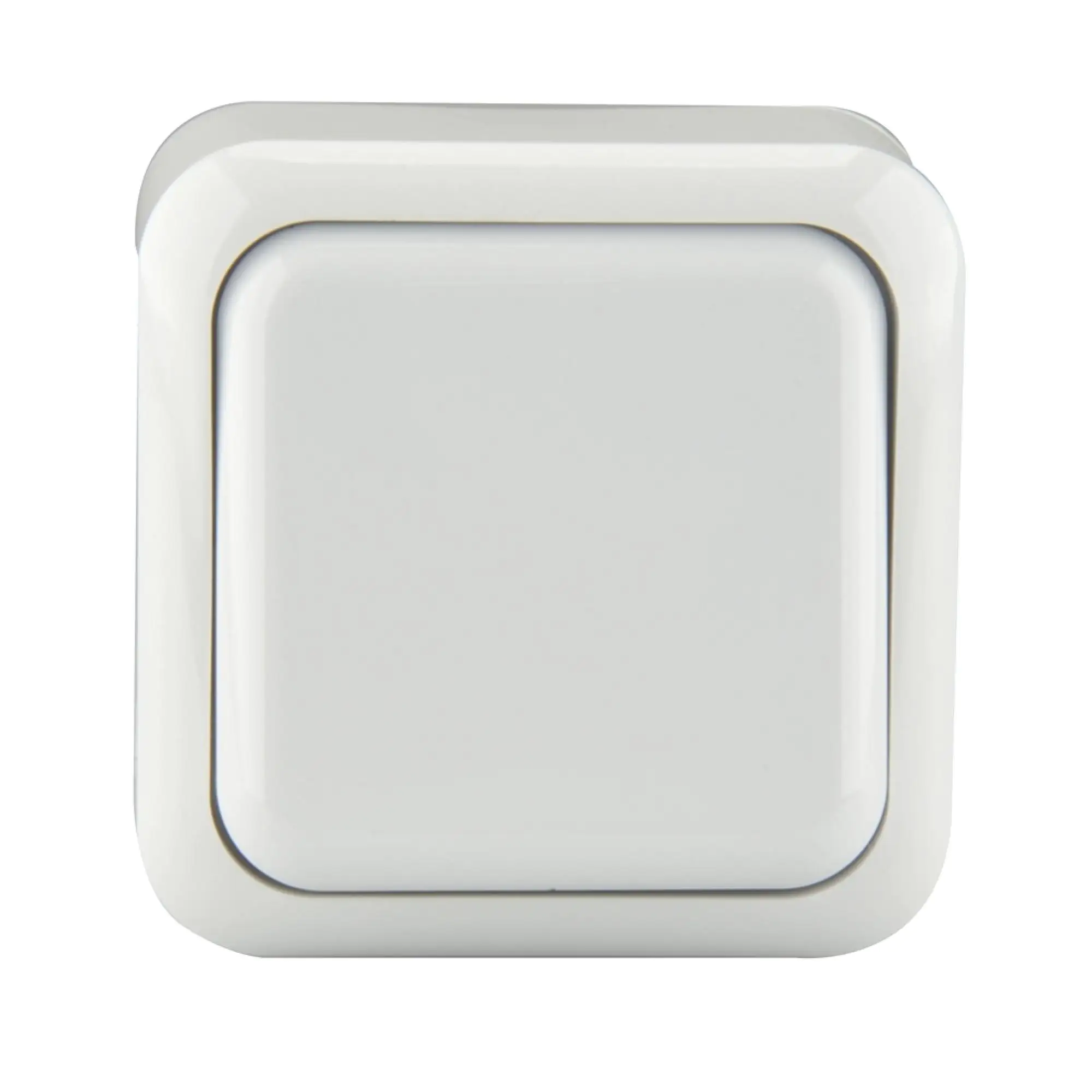 Unitec Taster Aufputz weiß, Serie Standard