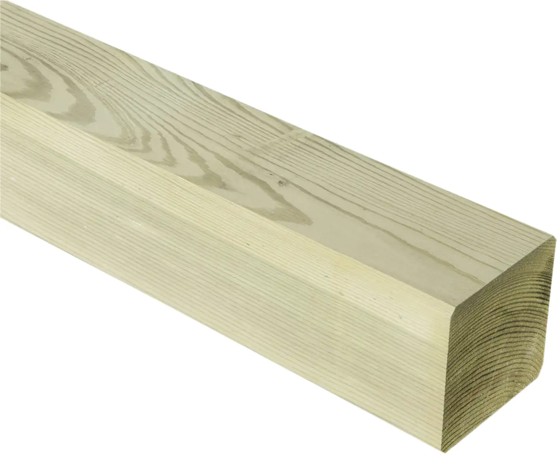 Kantholzpfosten 300 cm, 90 x 90 mm, kesseldruckimprägniert
