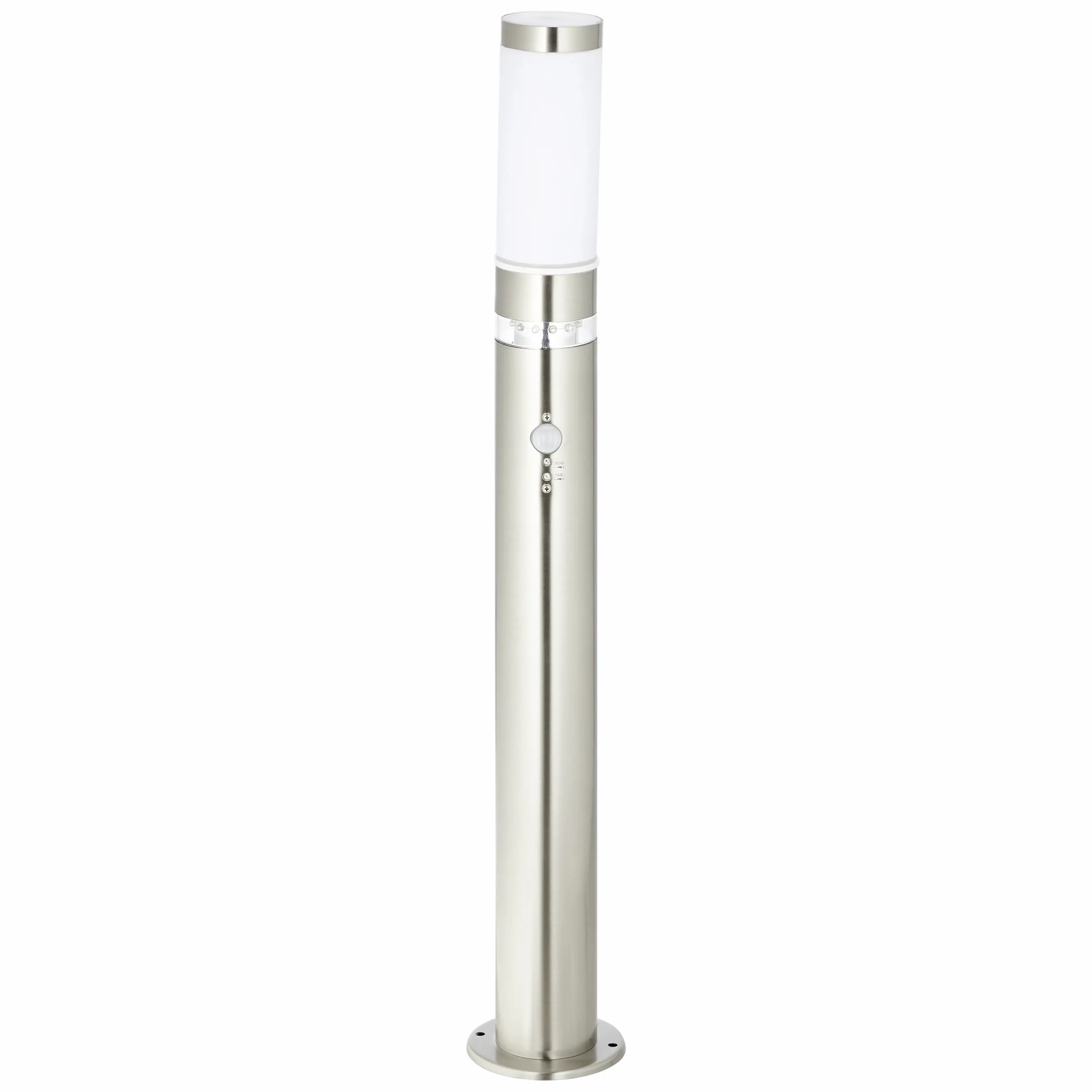 Brilliant Wegeleuchte Bole edelstahl 77,5 cm Bewegungsmelder E27 60 W