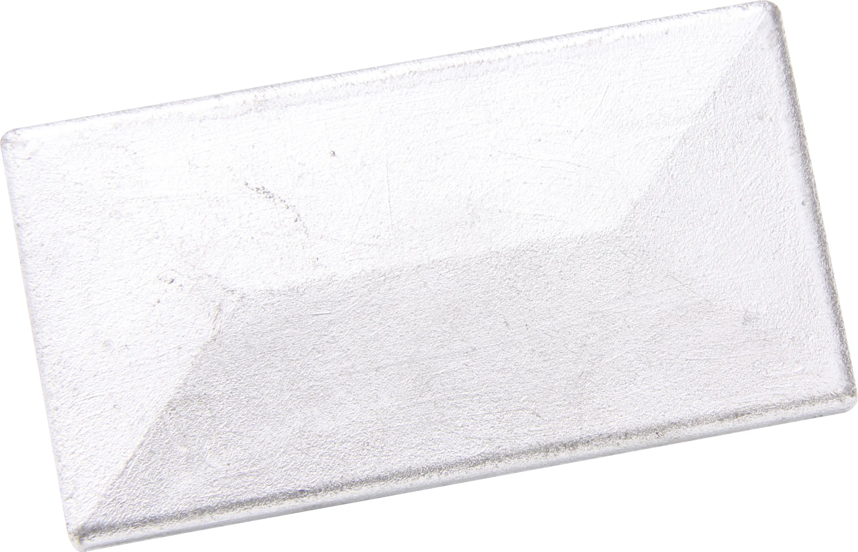 Floraworld Pfostenkappe 6 x 4 cm mit Abdeckschiene Aluminium weiß roh