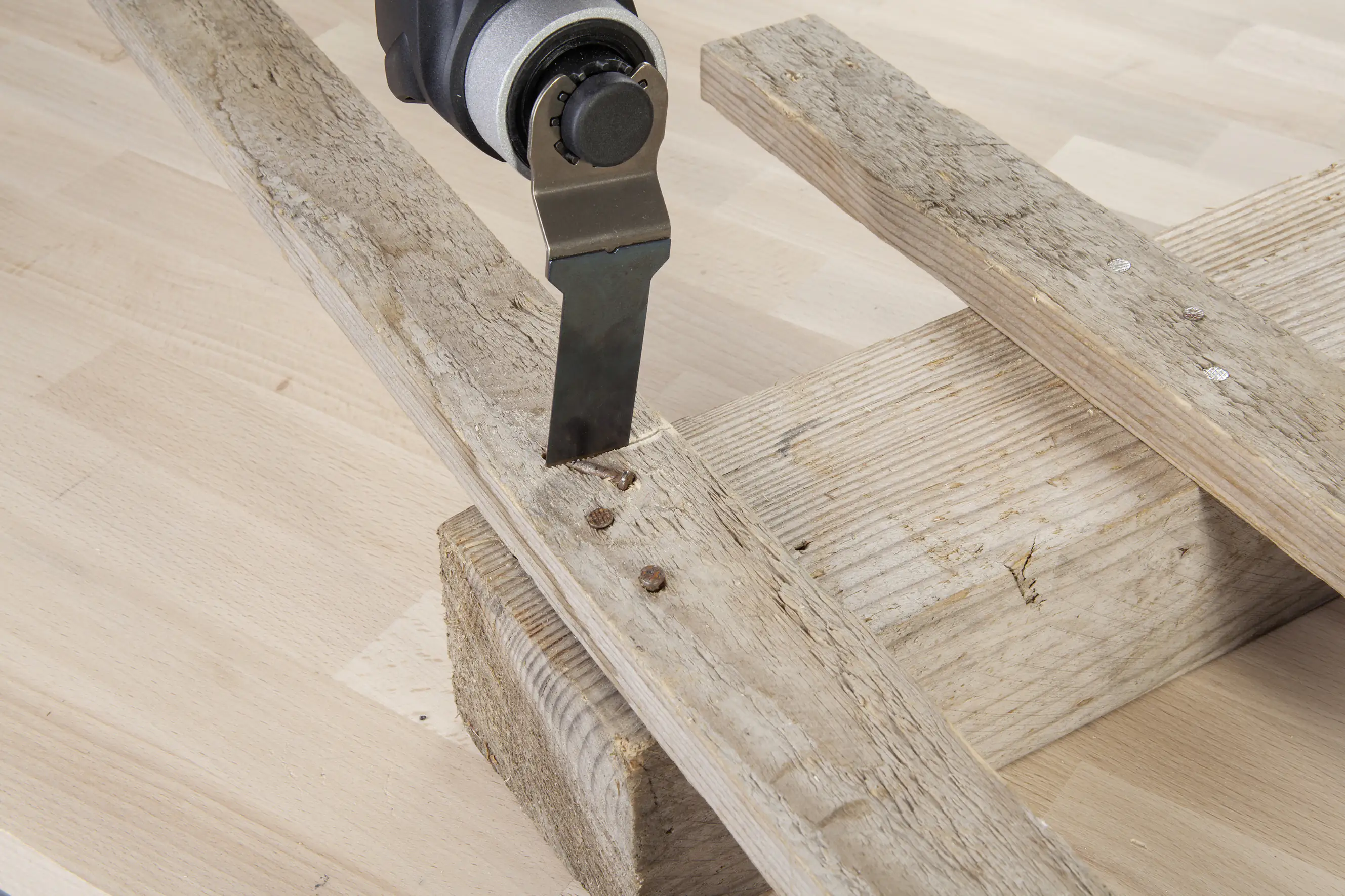 Wolfcraft Tauchsägeblatt Bimetall 22 mm für Holz/Metall Bosch PMF