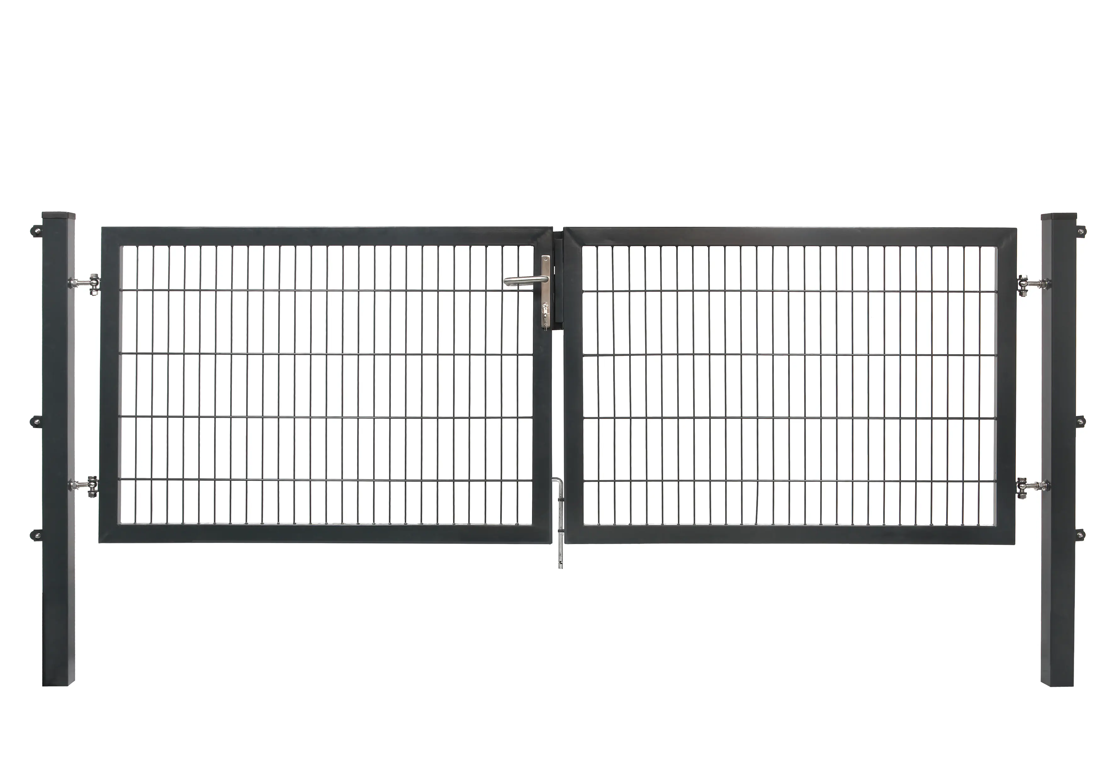 Floraworld Gartentor doppelflügelig Premium 300 x 100 cm anthrazit