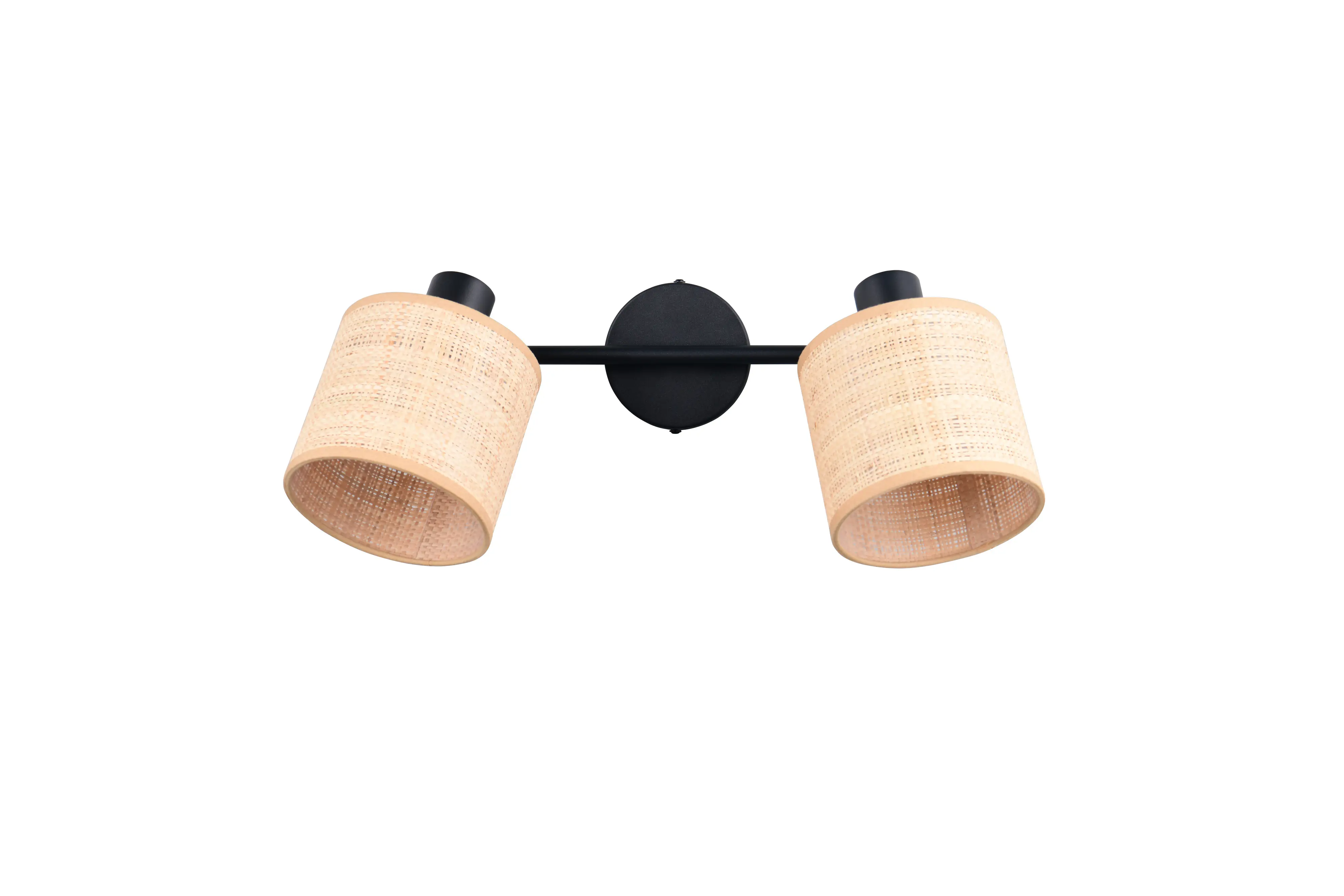 Trio Deckenstrahler 2er Spot Aimee 42,5 cm schwarz matt/natur