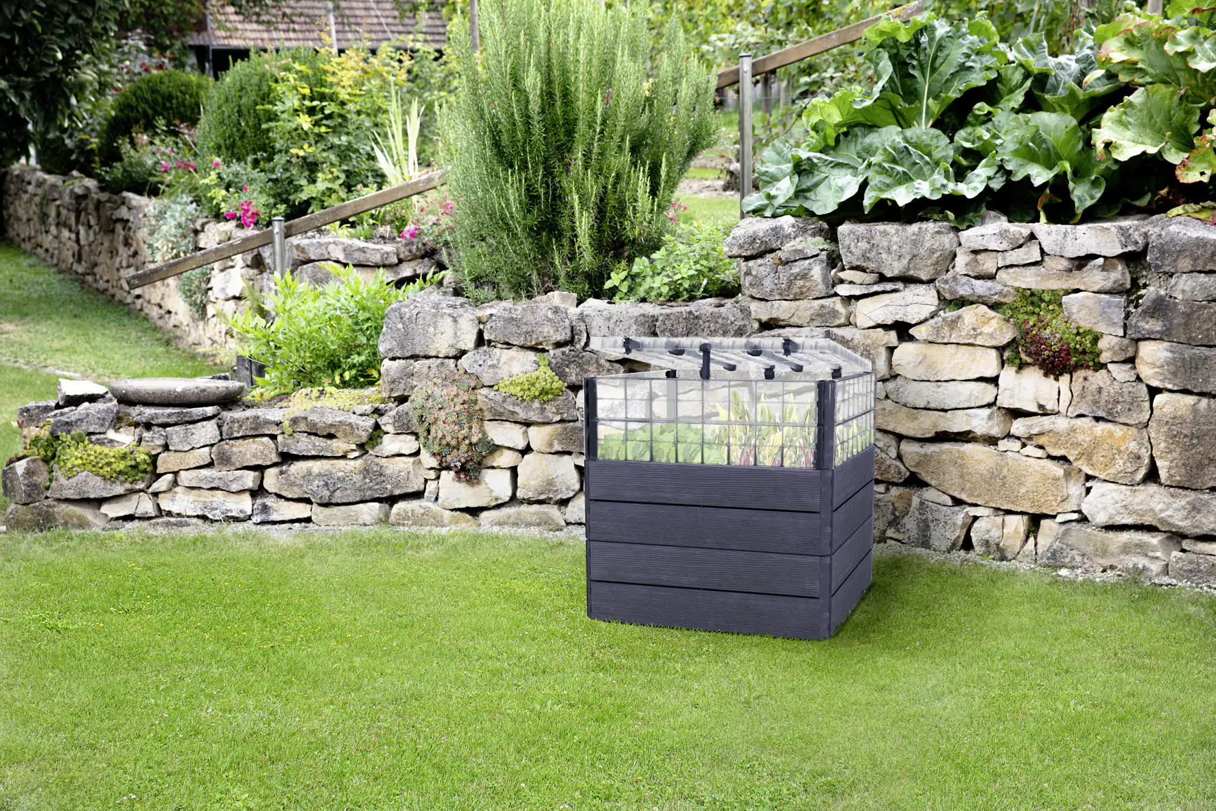 Garantia Hochbeet Ergo Quadro L TurboPlus Wood