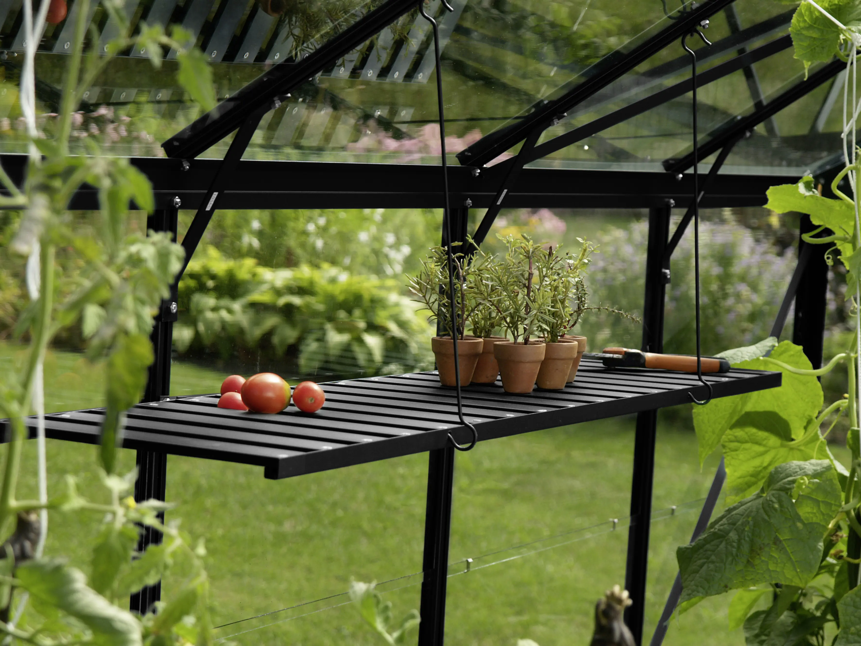Vitavia Aluregal 120 x 31 cm schwarz