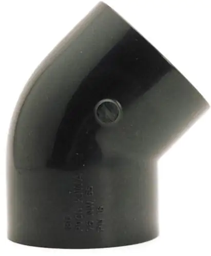 Setma PVC-Klebe-Winkel 45° /Ø 3,2 cm/grau