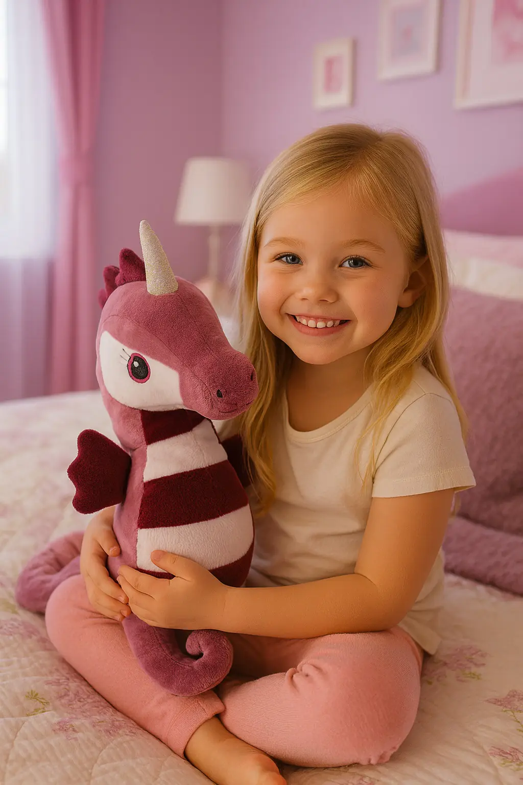 Warmies Wärmekuscheltier Meer-Einhorn rosa 