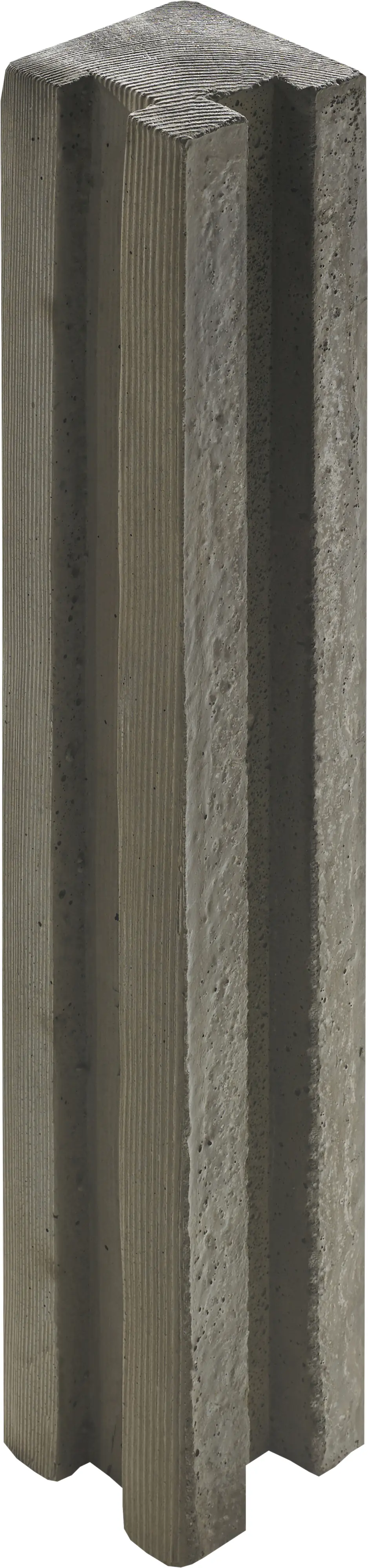 Kann Eckpfosten Antik 100 x 14 x 14 cm braun