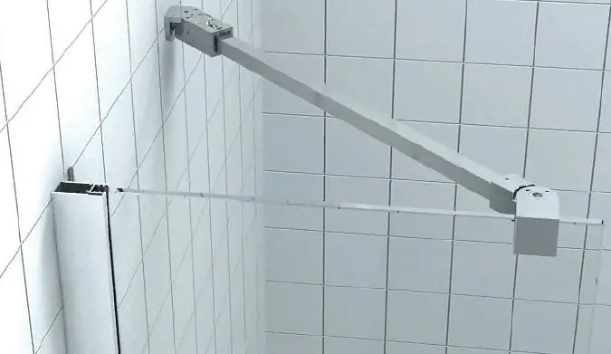 TrendLine Runddusche Easy-6 Open Drehtür 90 x 90 cm Klarglas chrom
