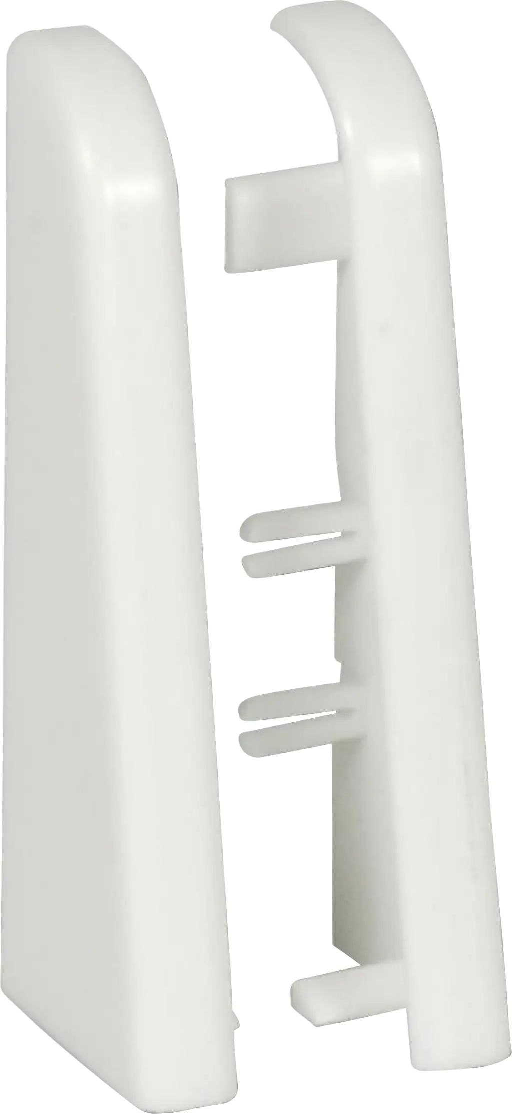 Neuhofer Endstück 10 x 20 x 60 mm weiß
