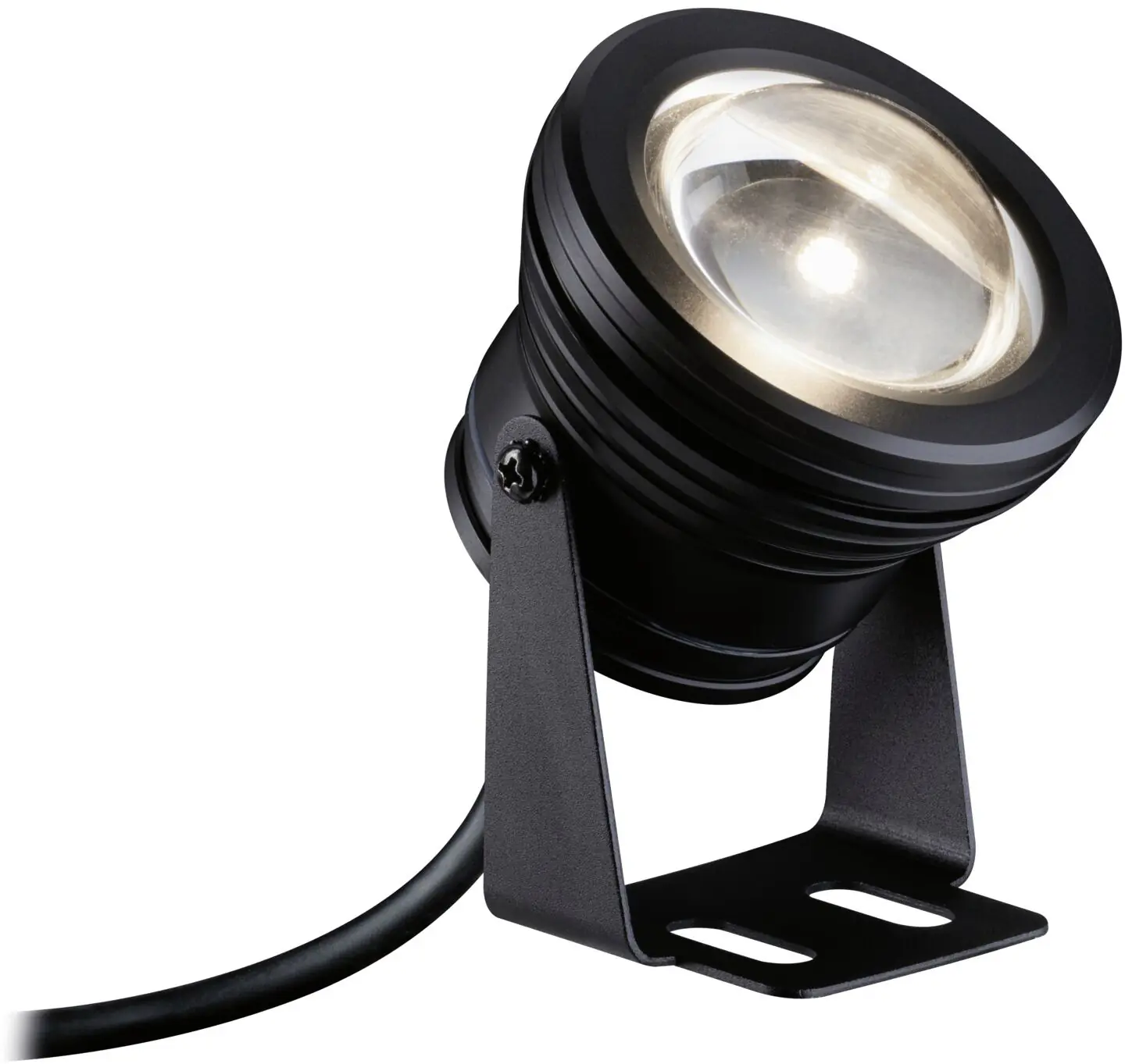 Paulmann Plug & Shine Pool Spot Outdoor, schwarz, dimmbar, warmweiß
