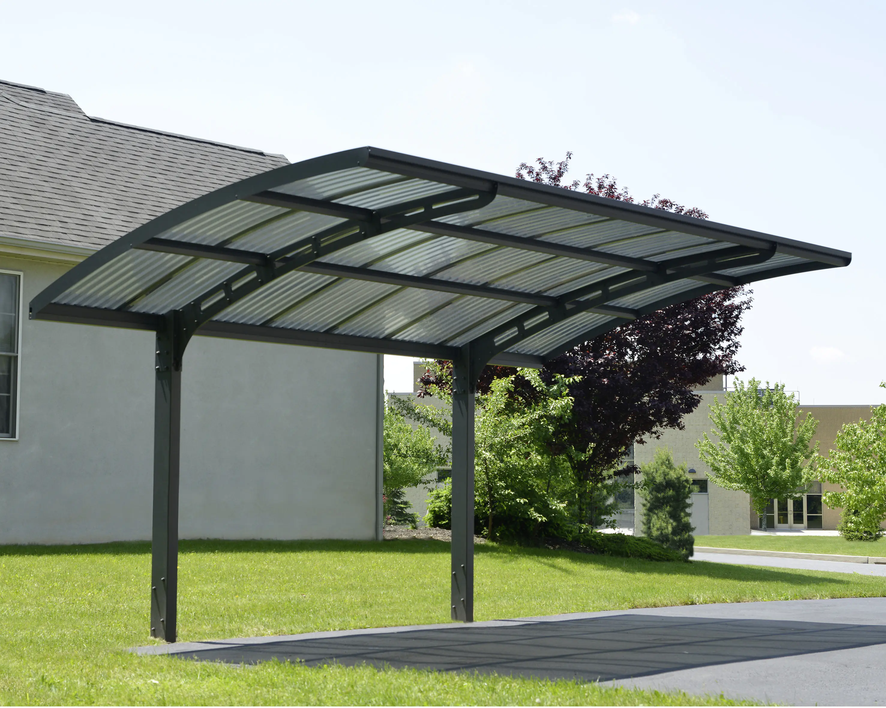Canopia Carport Arizona Wave 5000 Grau Alu 495 x 289 cm