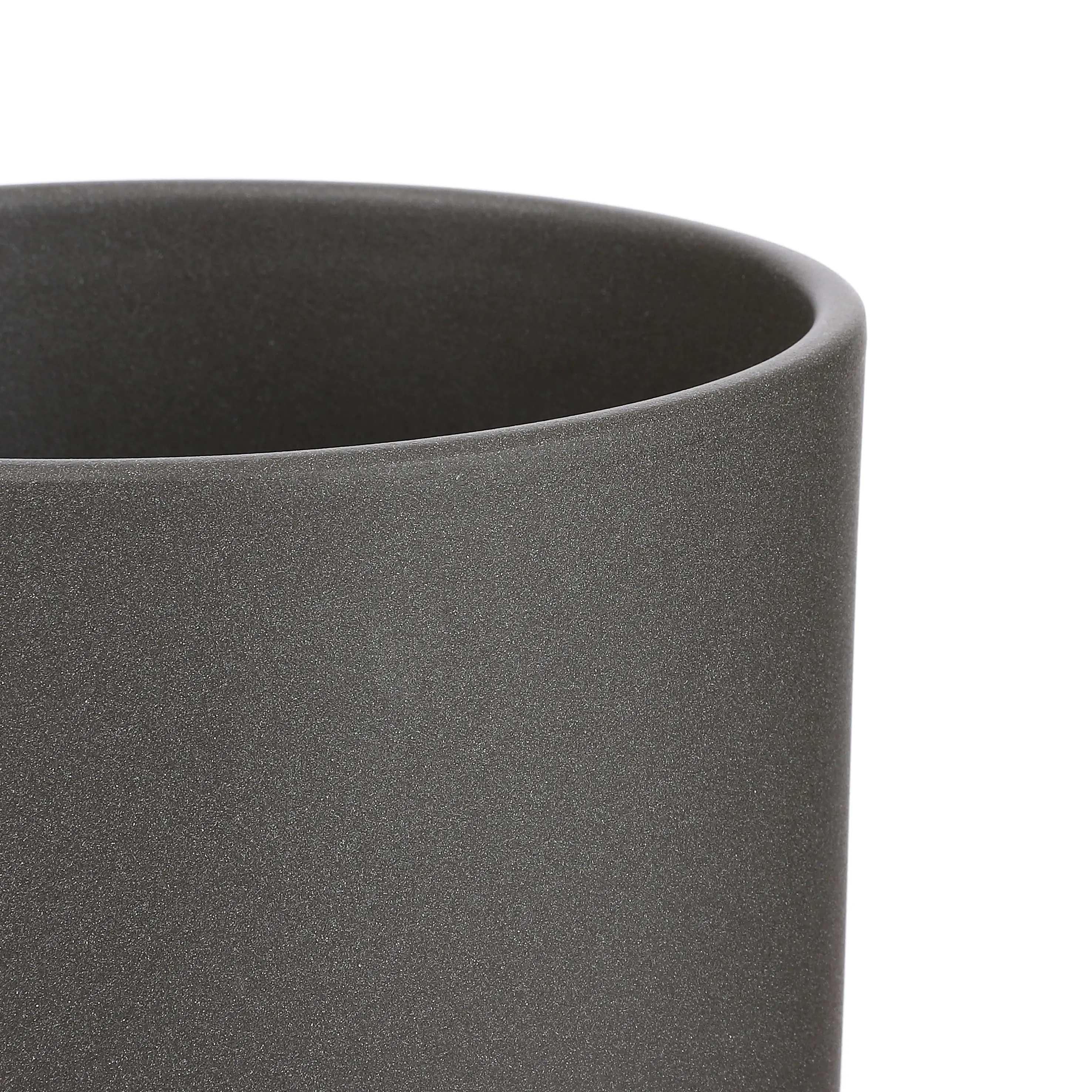Mica Decorations Blumentopf Keramik Era  Ø 32,5 x 31 cm dunkel grau