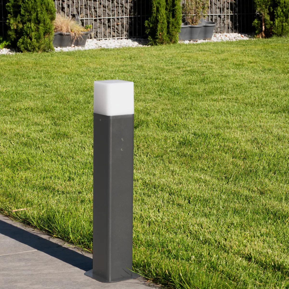 Unitec Wegeleuchte M E27 anthrazit 50 cm