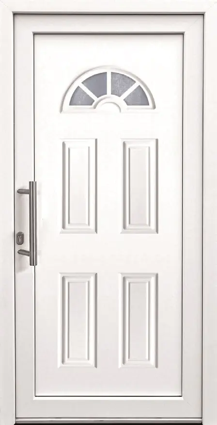 Panto Haustür Modell K001 DIN links weiß 110 x 210 cm