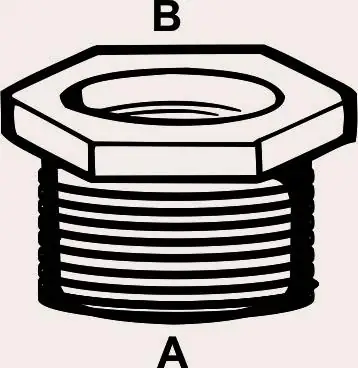 Cornat Reduzierstück messing 1" x 1/2" Innen- und Außengewinde