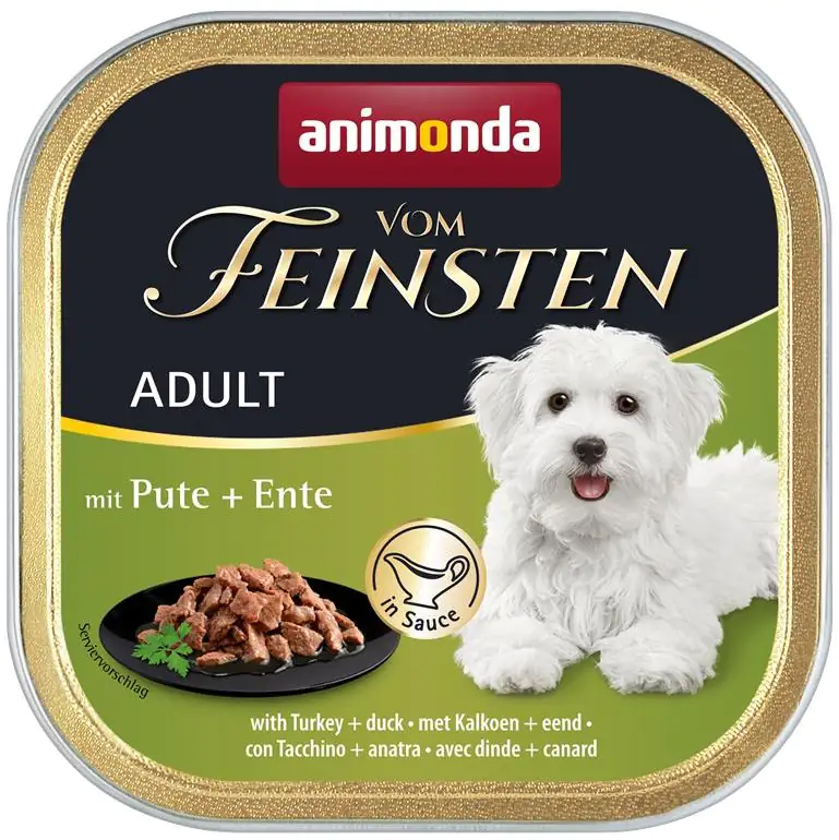 Animonda vom Feinsten Hundenassfutter Adult 150 g Pute & Ente