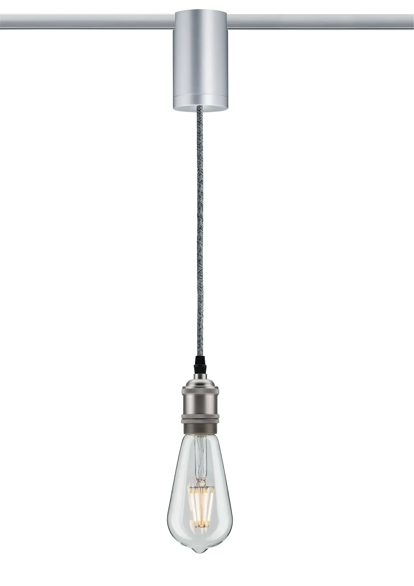 Paulmann URail Universal Pendel-Adapter chrom matt 6,2 x 10,6 cm 100 W