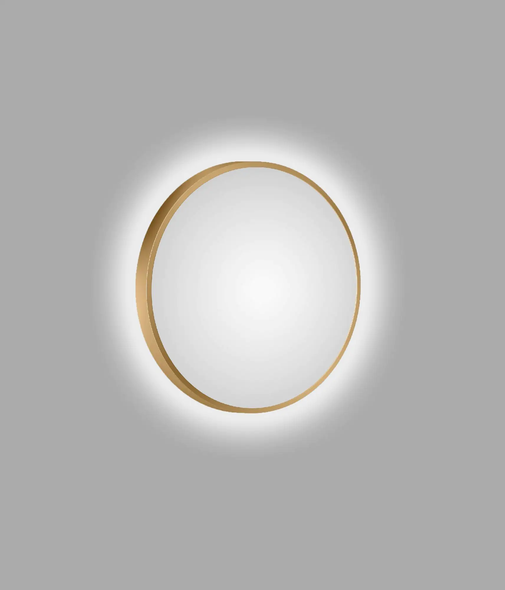 DSK LED Lichtspiegel Silver Barbier Ø 50 cm gold