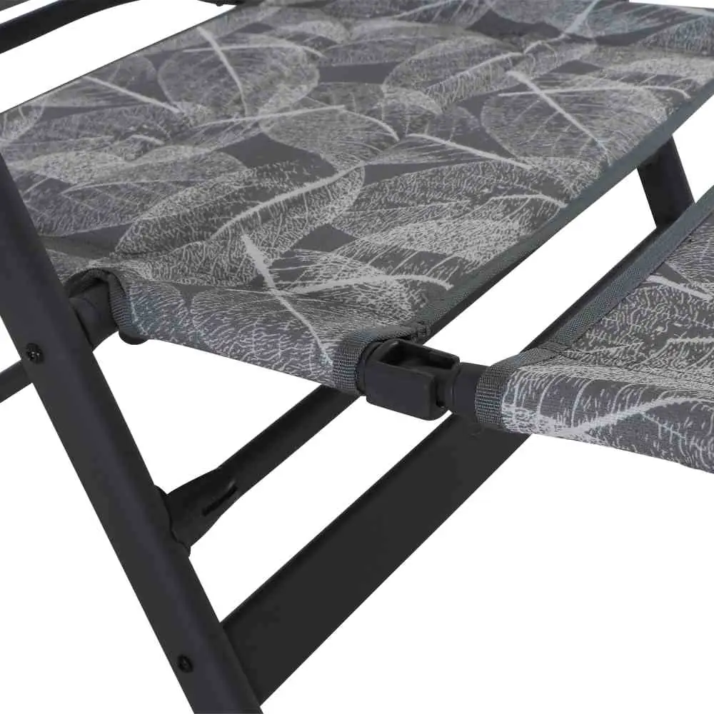 Siena Garden Fußstütze zu Campingstuhl Natura 65 x 48 x 42 cm