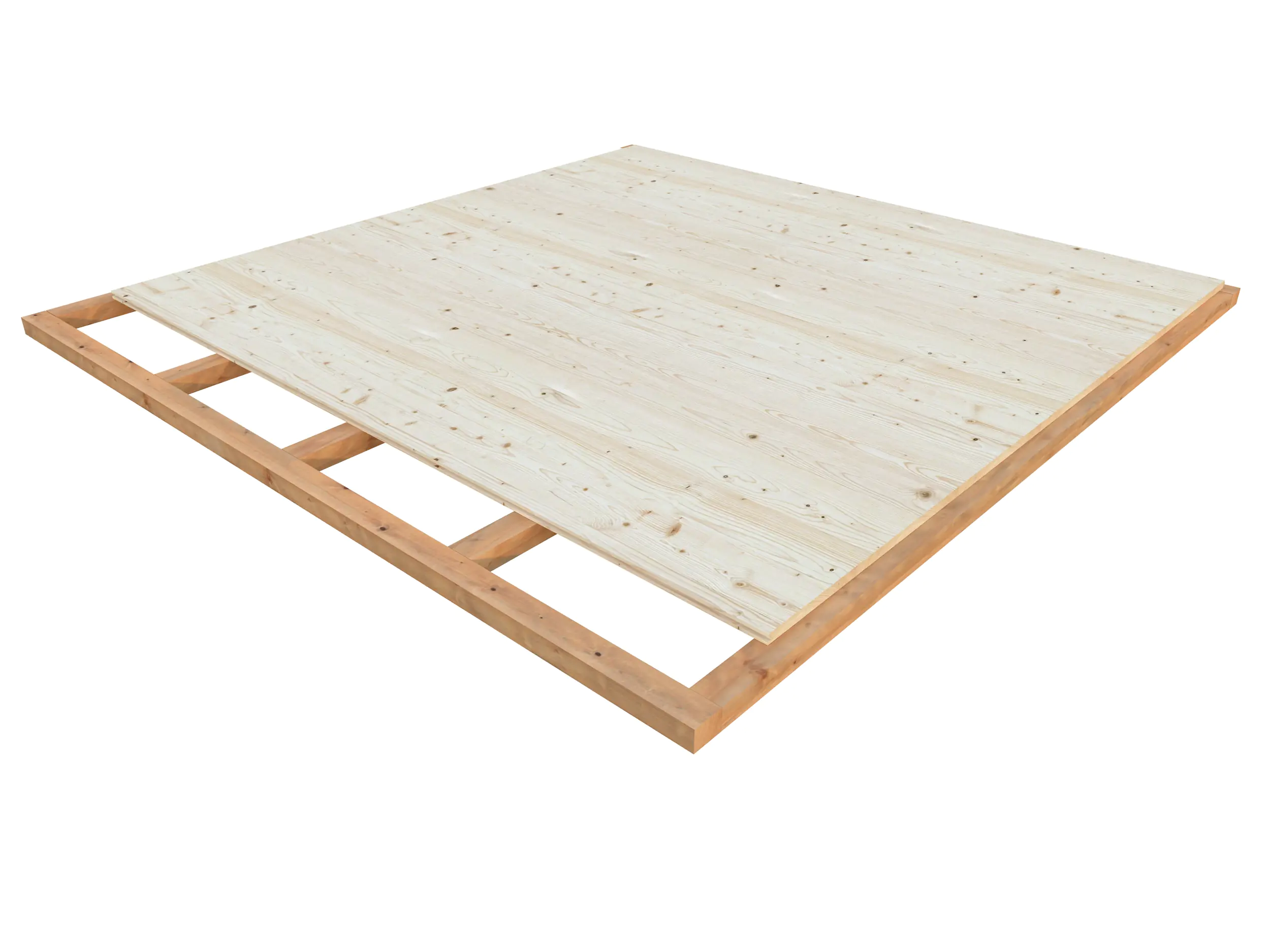 Palmako Gartenhaus Holz Grace 561 x 290 cm naturbelassen
