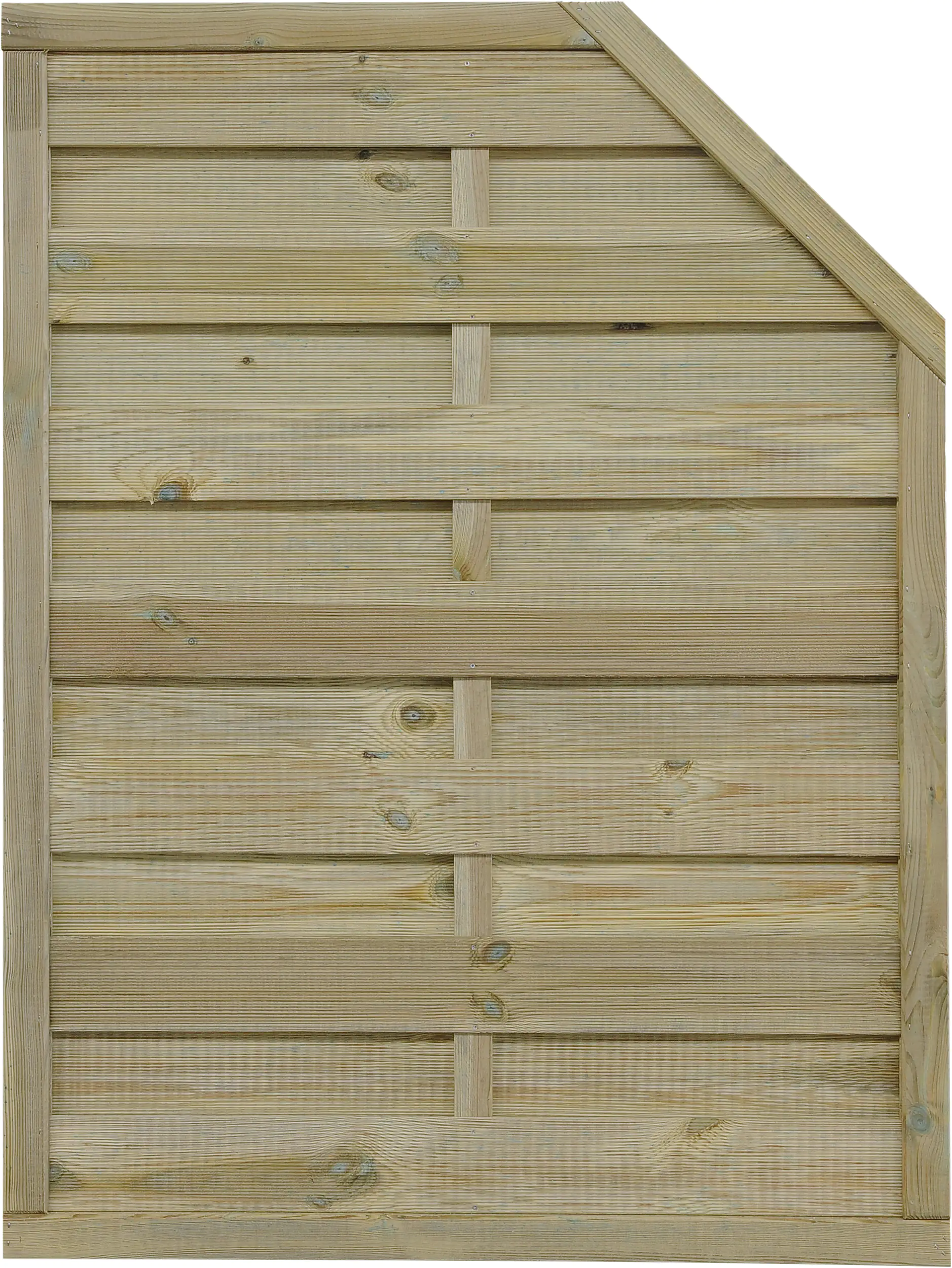 Sichtschutzzaun Rügen 90 x 120 cm, Abstufung, kesseldruckimprägniert