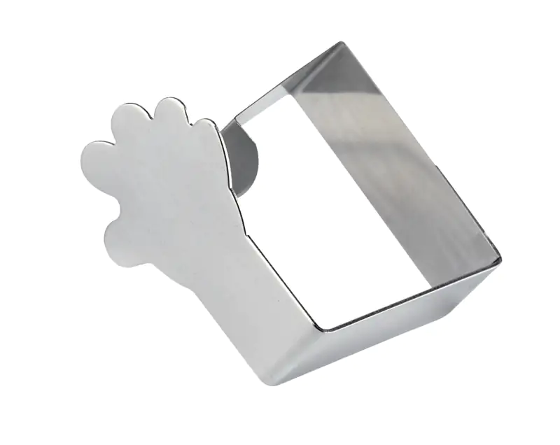 d-c-fix Tischtuchklammer silber Hand 4 Stück