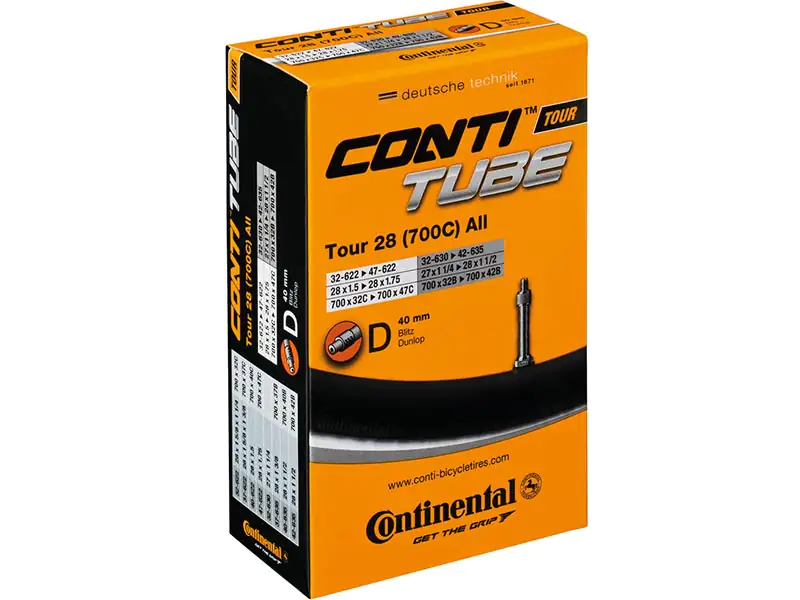 Continental Fahrradschlauch Tour 28 Zoll (700C) All Blitzventil