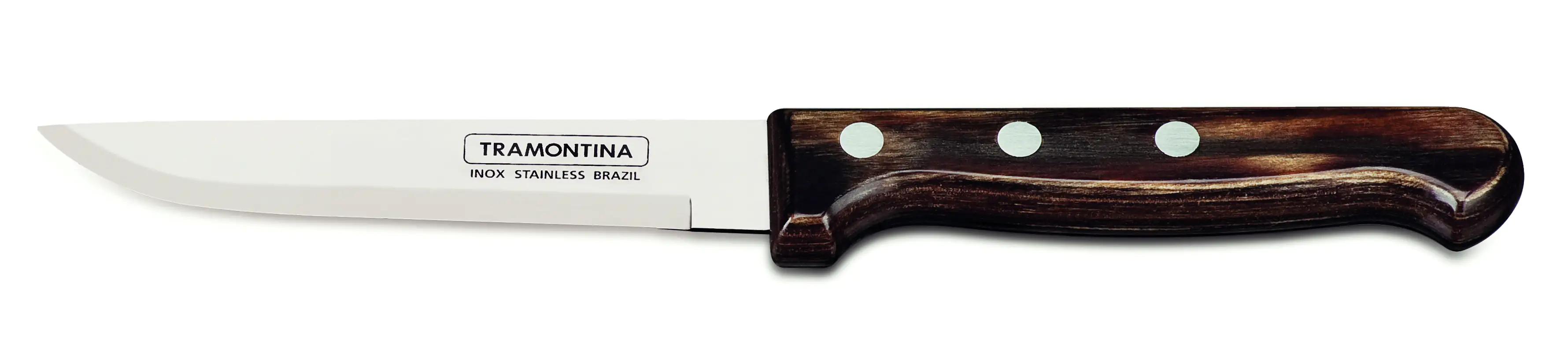 Tramontina Gaucho Steakmesser 24 cm Edelstahl mit Holzgriff