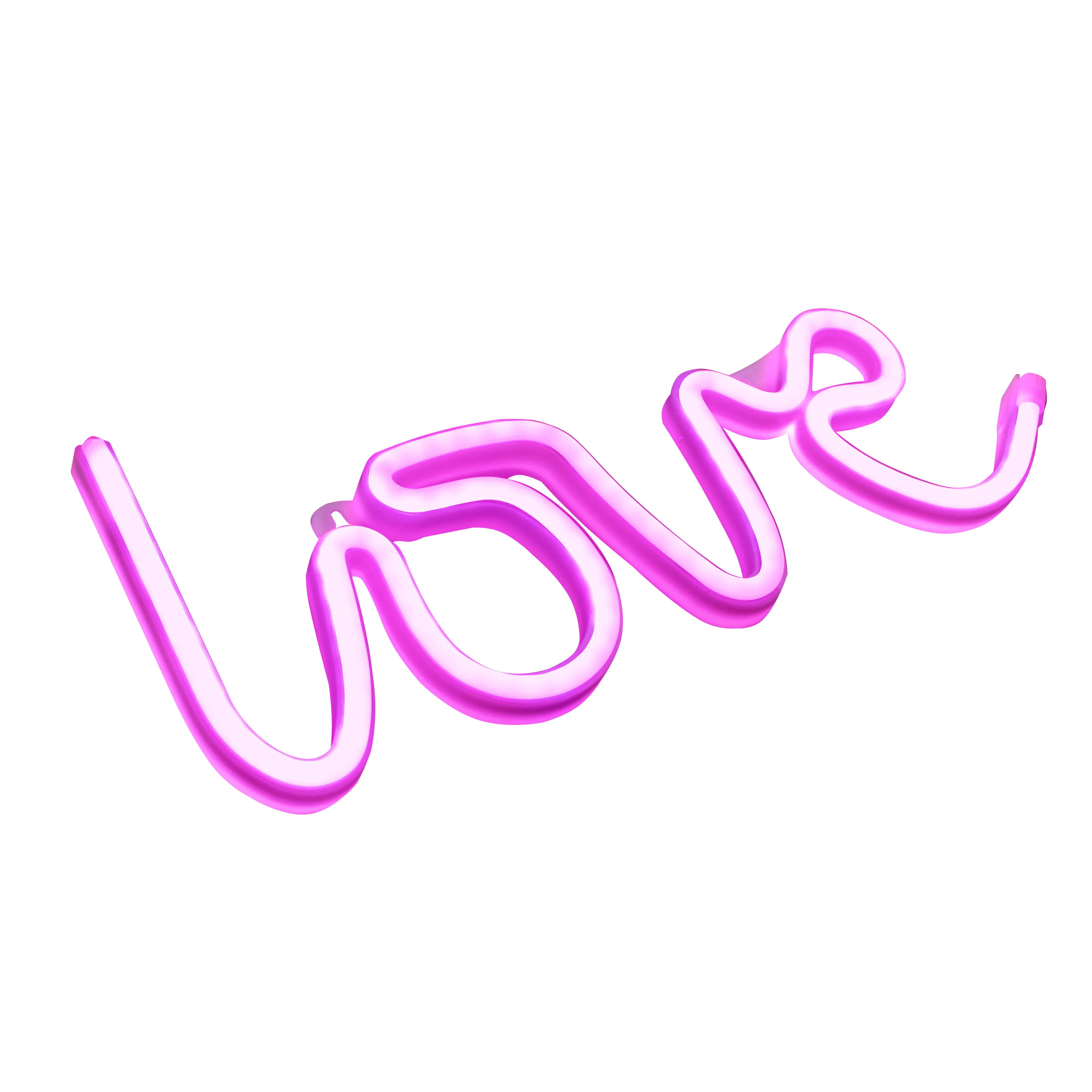 Just light LED Dekoleuchte Love 12,5 x 2 x 34,5 cm