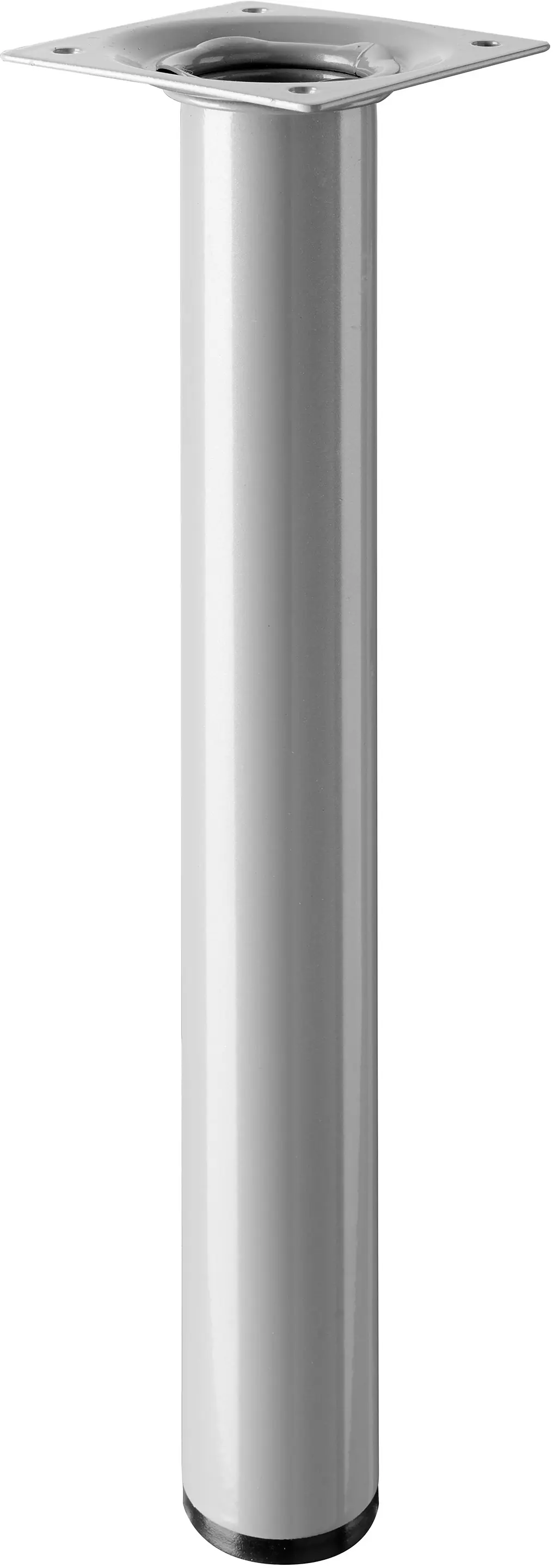 Hettich Tischbein 3,0 x 25 cm Stahl Aluminium-Optik - 1 Stück