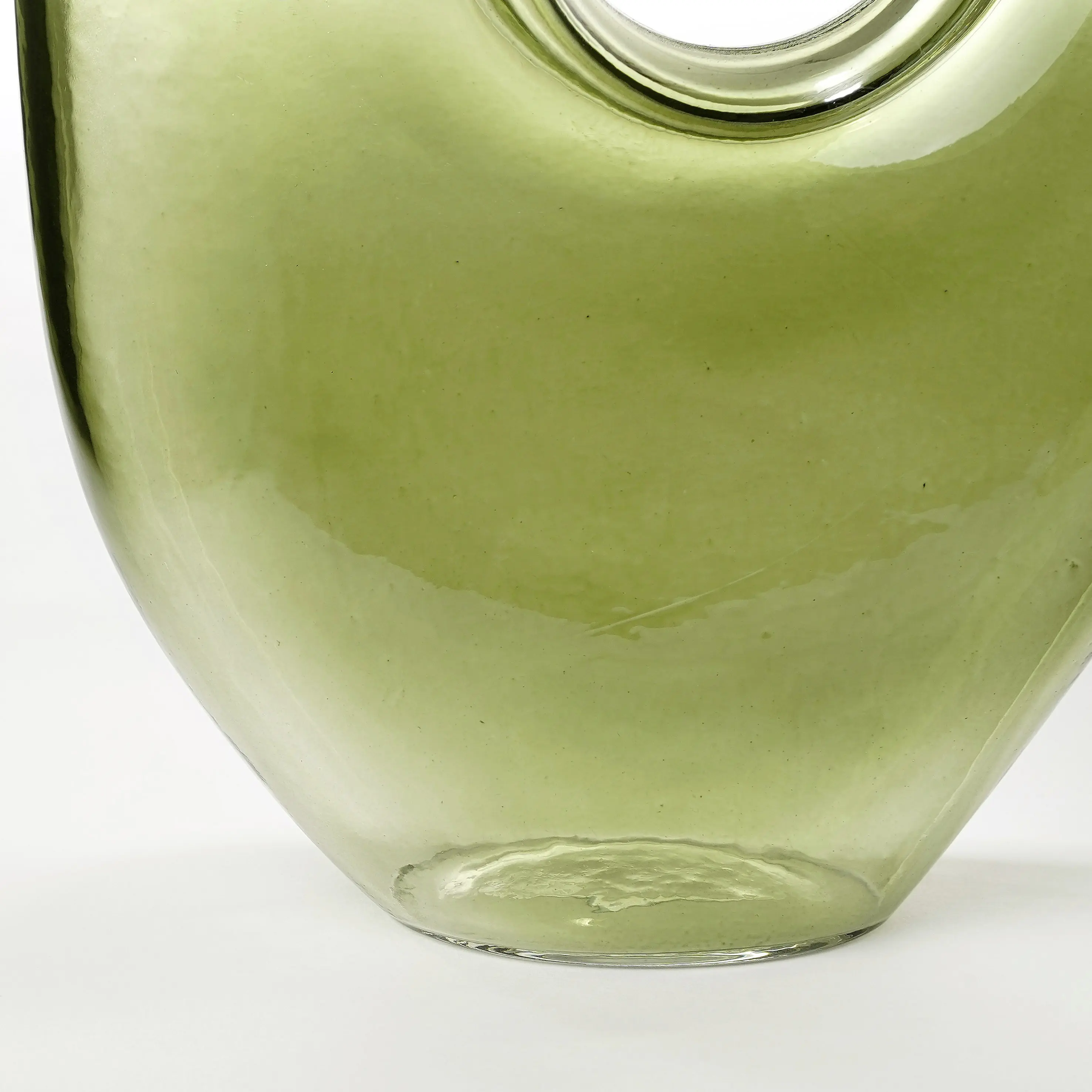 Mica Vase Jay Glas grün 22,5 cm