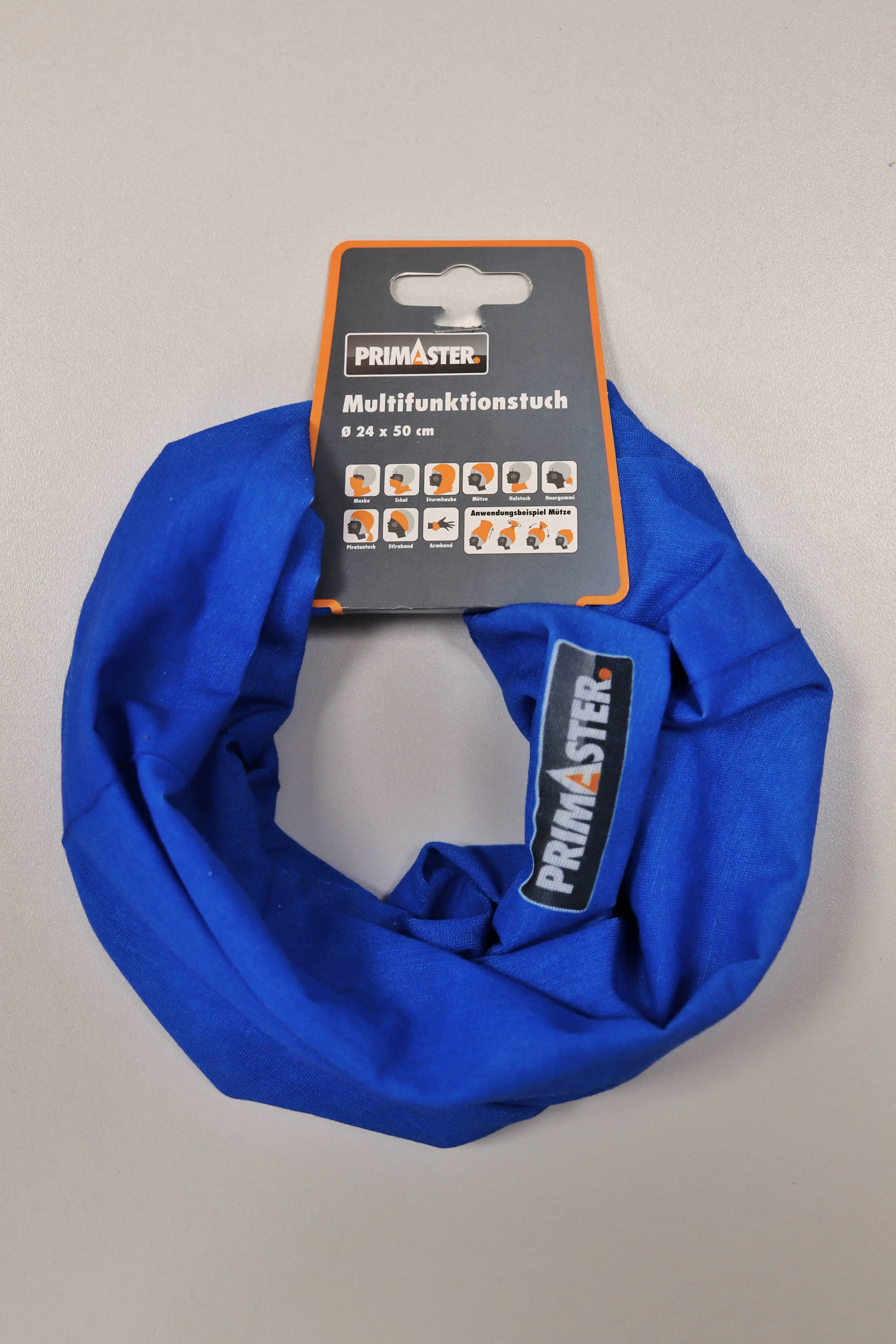 Primaster Multifunktionstuch 24x50 cm, blau