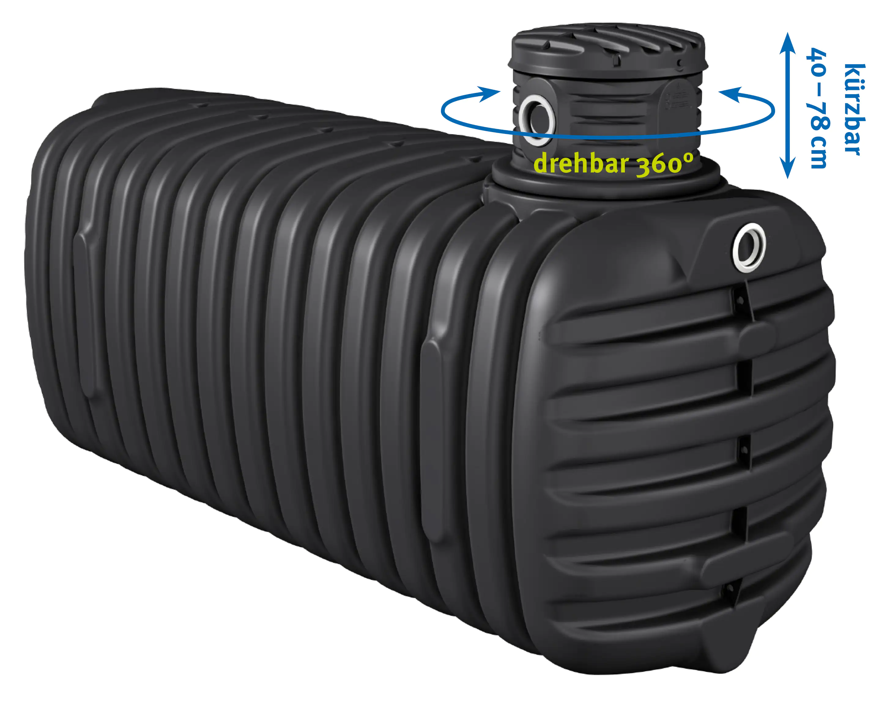 4rain Regenwasser Erdtank Promo 4.100 L