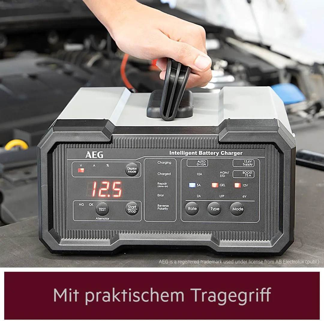 AEG Autobatterie-Ladegerät CW10 6/12 V