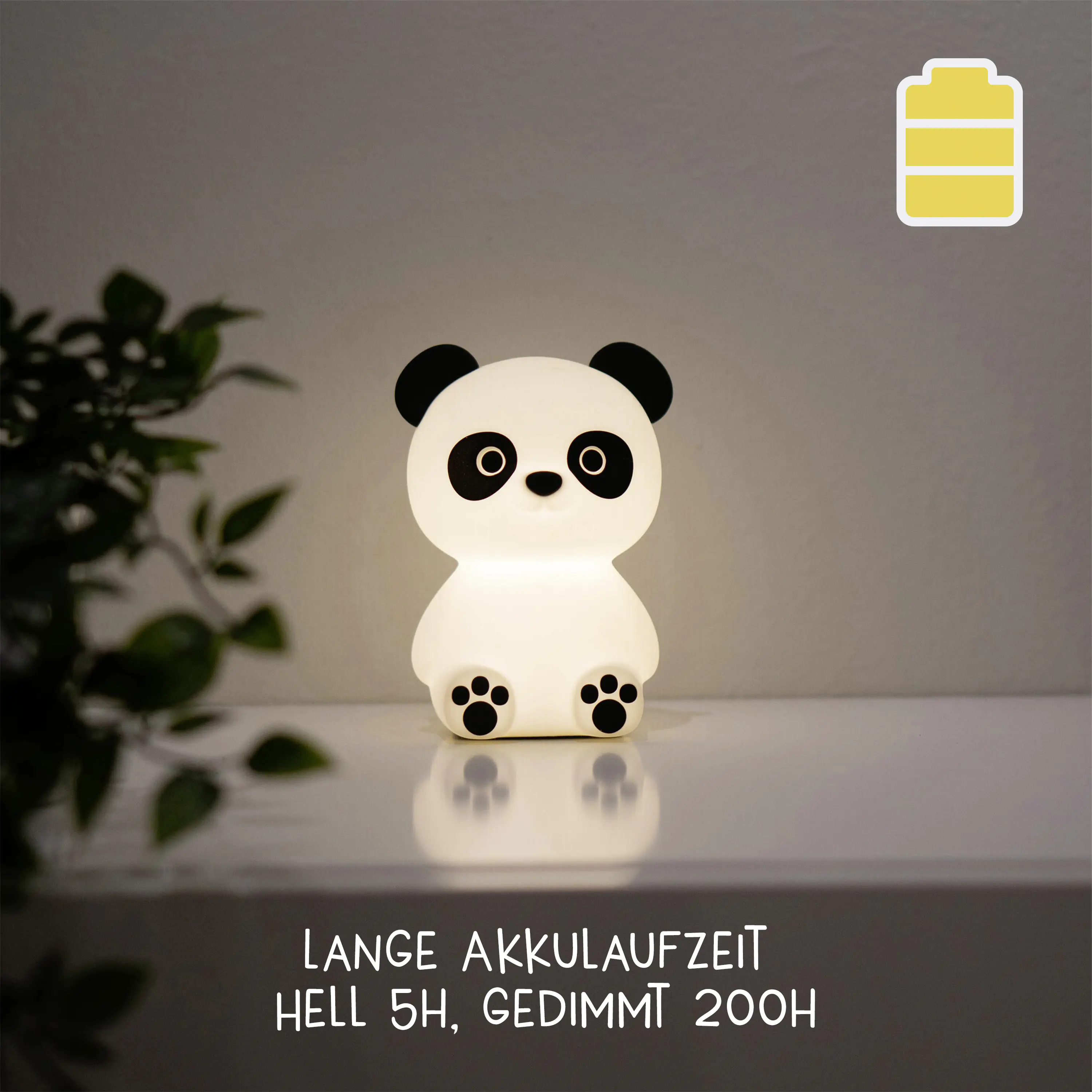 Megalight LED Deko Licht Paddy Panda 3W, RGBW, weiß