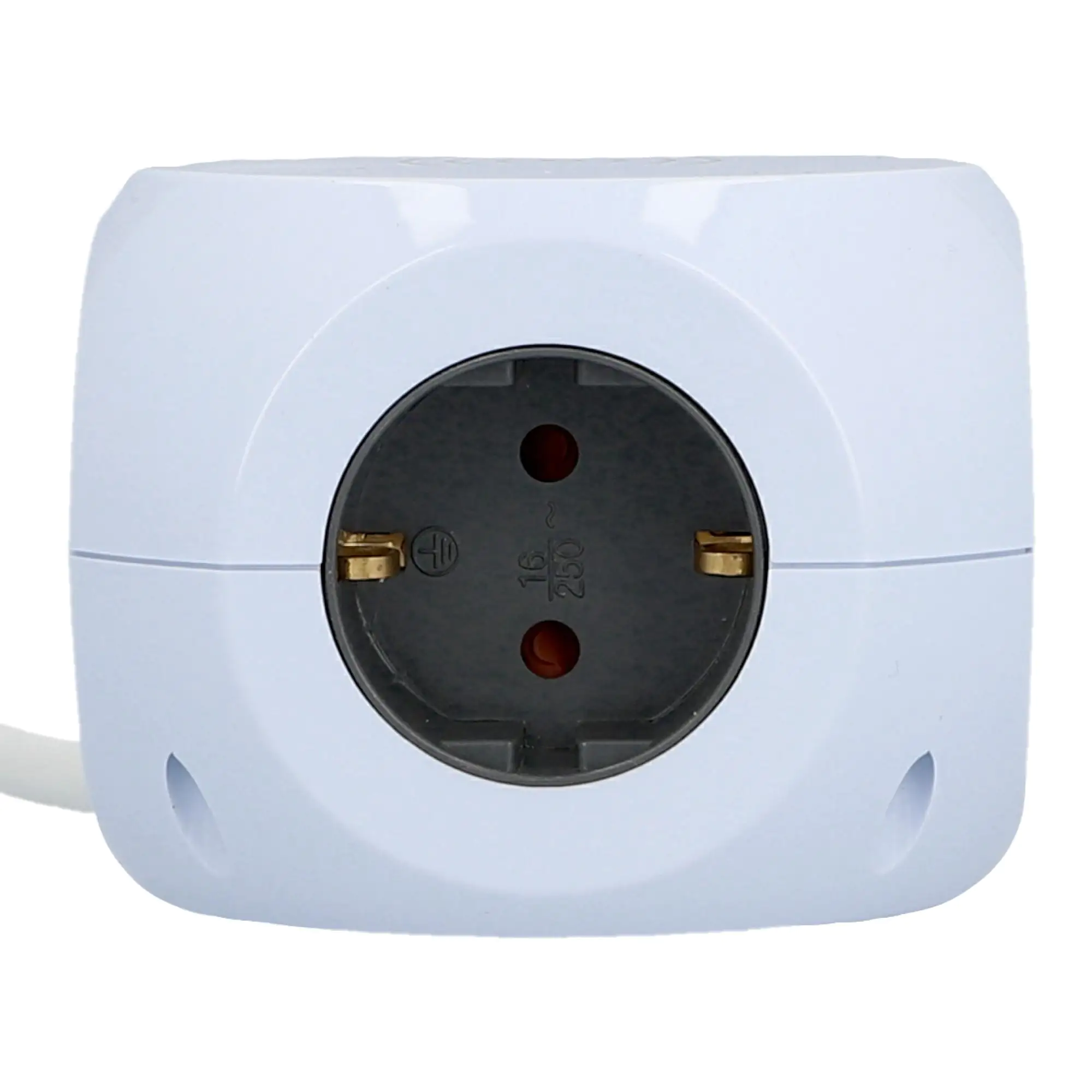 Steckdosen Würfel induktives Laden & USB  A+C, 1,4 m, weiß