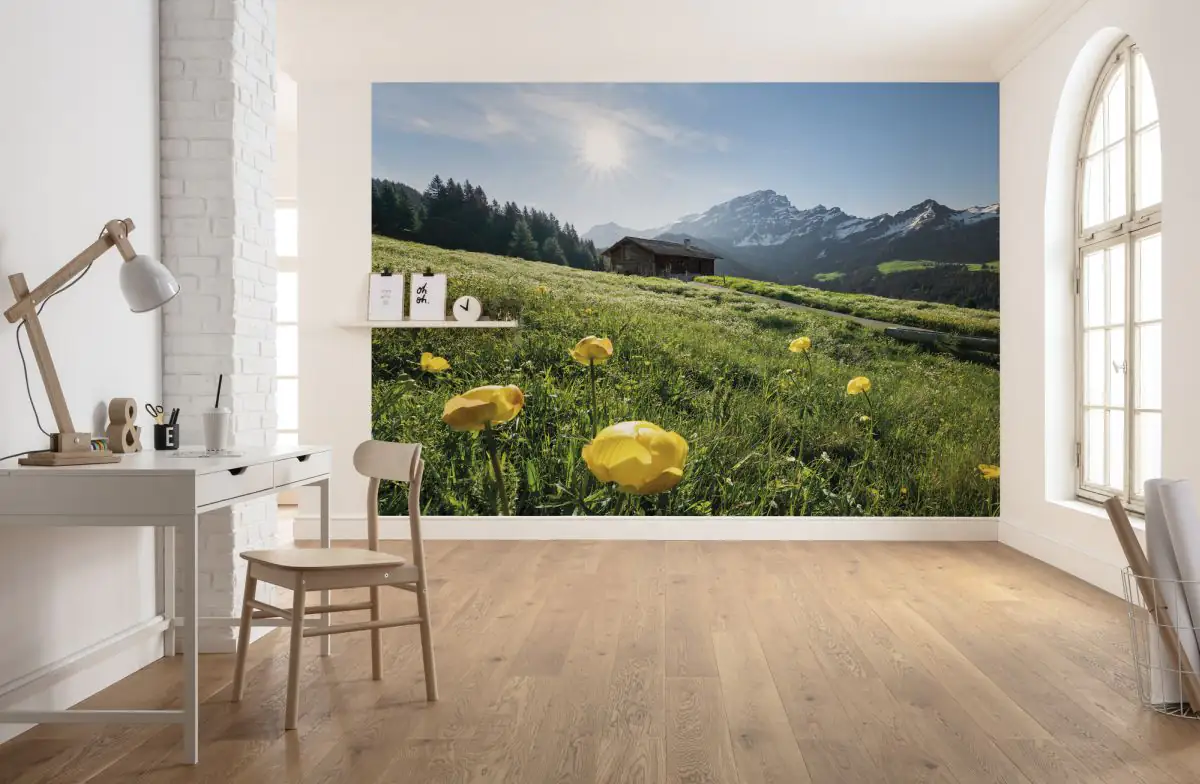 Komar Vlies Fototapete Alpenglück 400 x 280 cm 