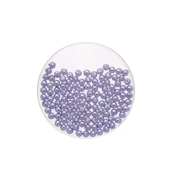 Glorex Wachs Perlen 6 mm 60 Stück, blau