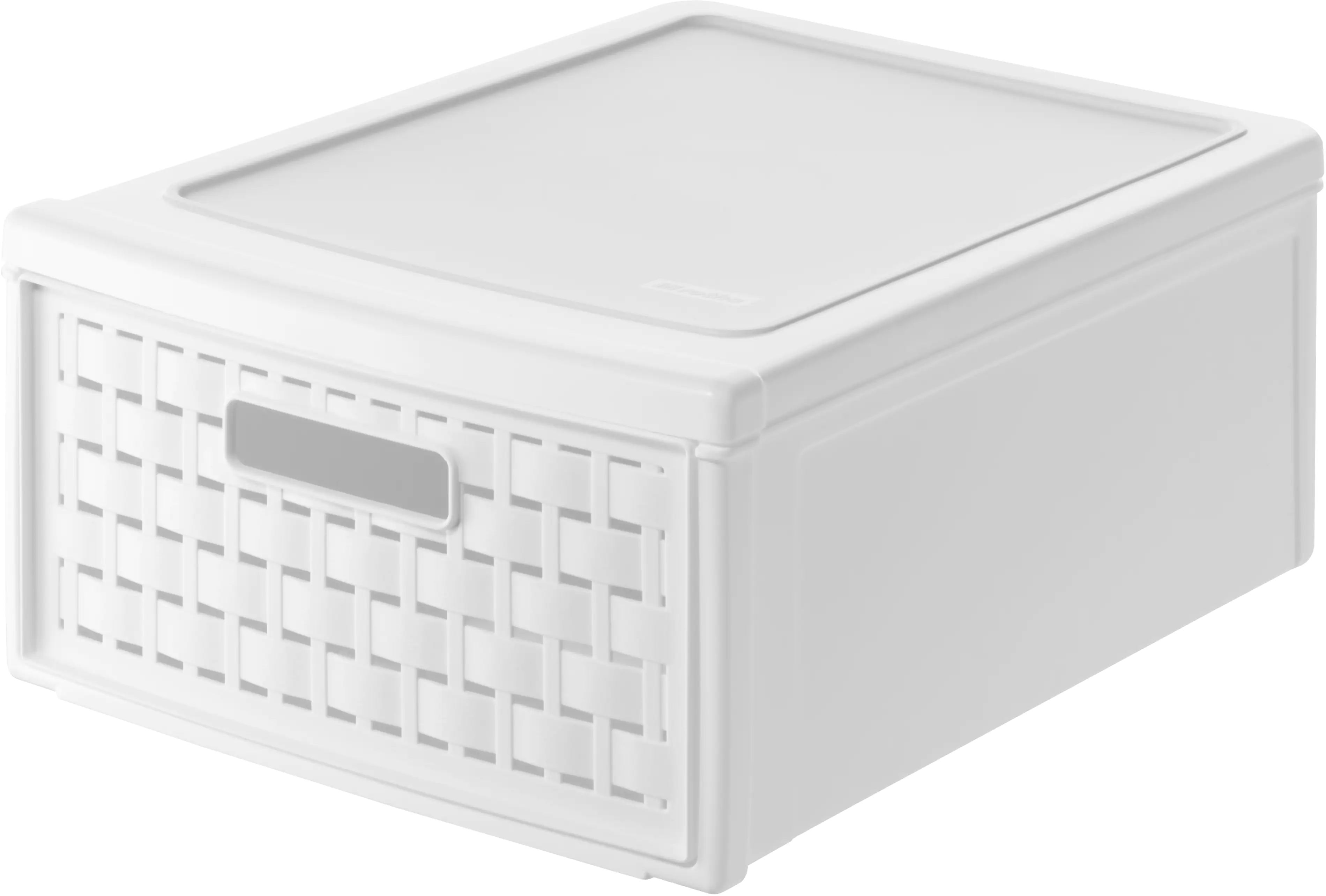 Rotho Schubladenbox Country klein, 8,3 L weiß