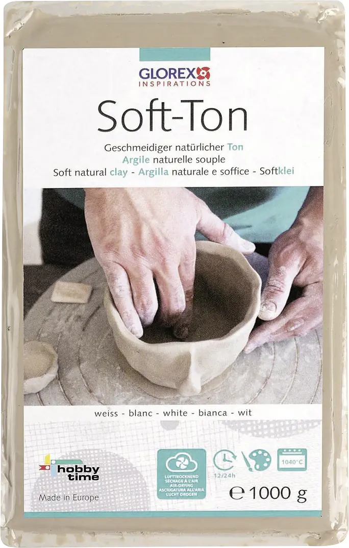 Glorex Soft-Ton weiß, 1000 g