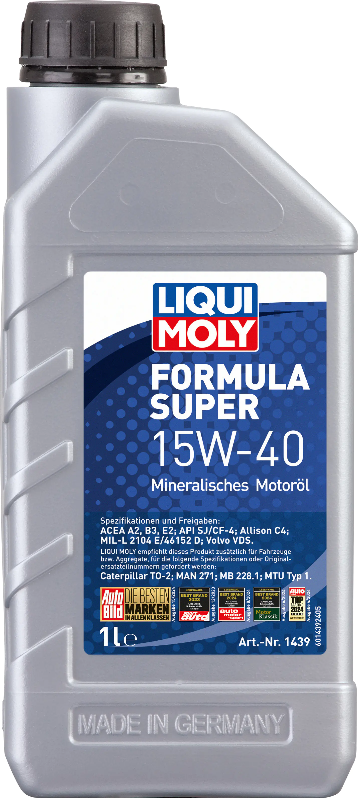 Liqui Moly Motoröl Formula Super 15W-40 1 L