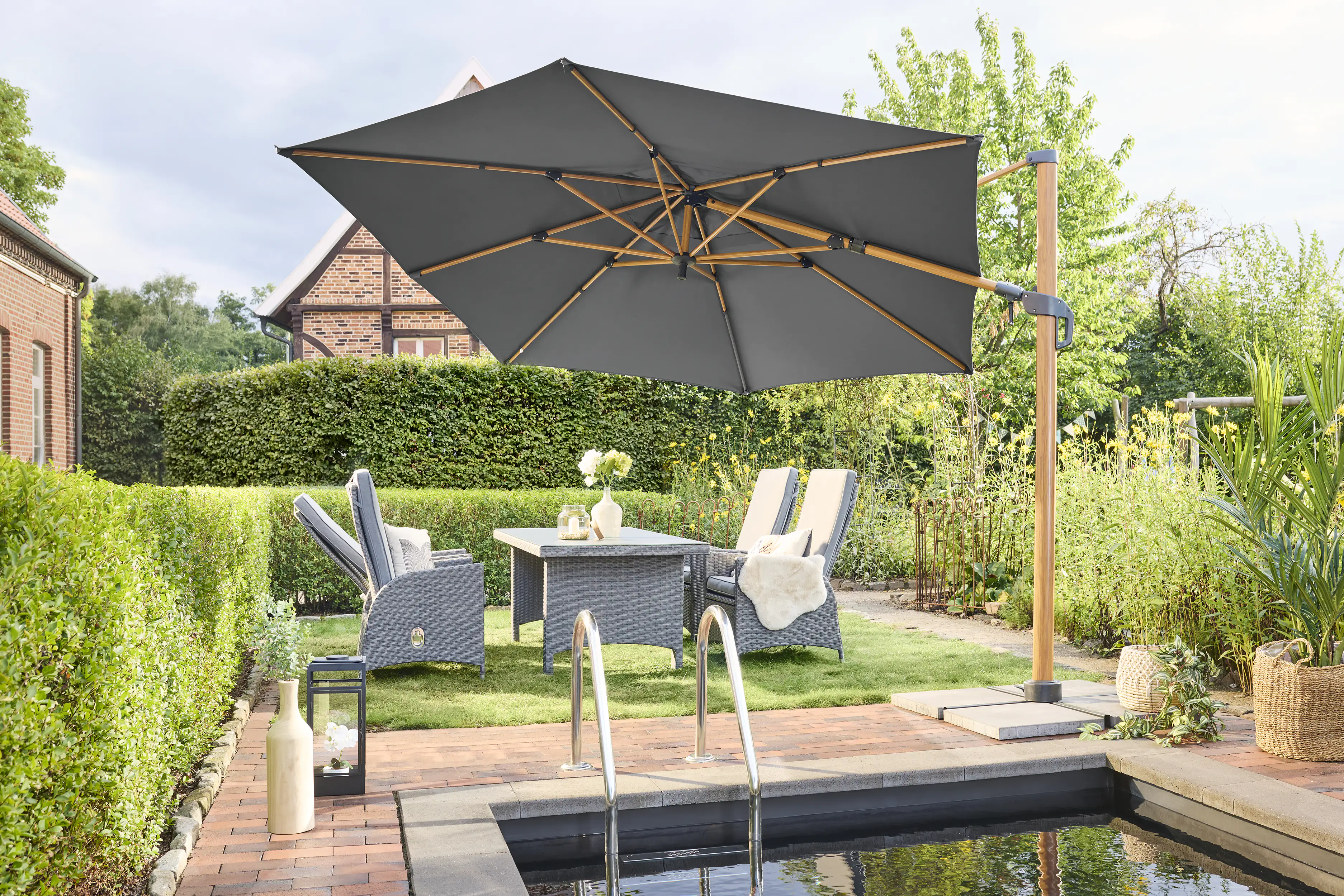 Primaster Ampelschirm Tarifa 400 x 285 cm