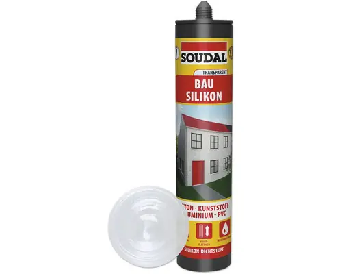 Soudal Bau-Silikon halbtransparent 300 ml