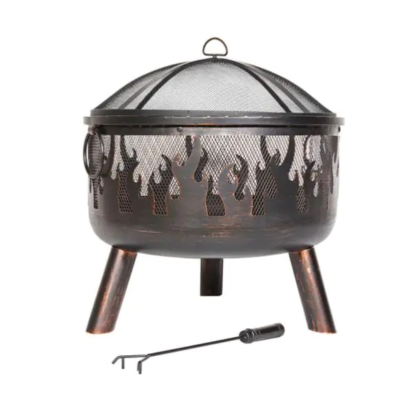 Buschbeck Feuerschale Faya, Ø 53cm x H: 55cm, inklusive Grillrost