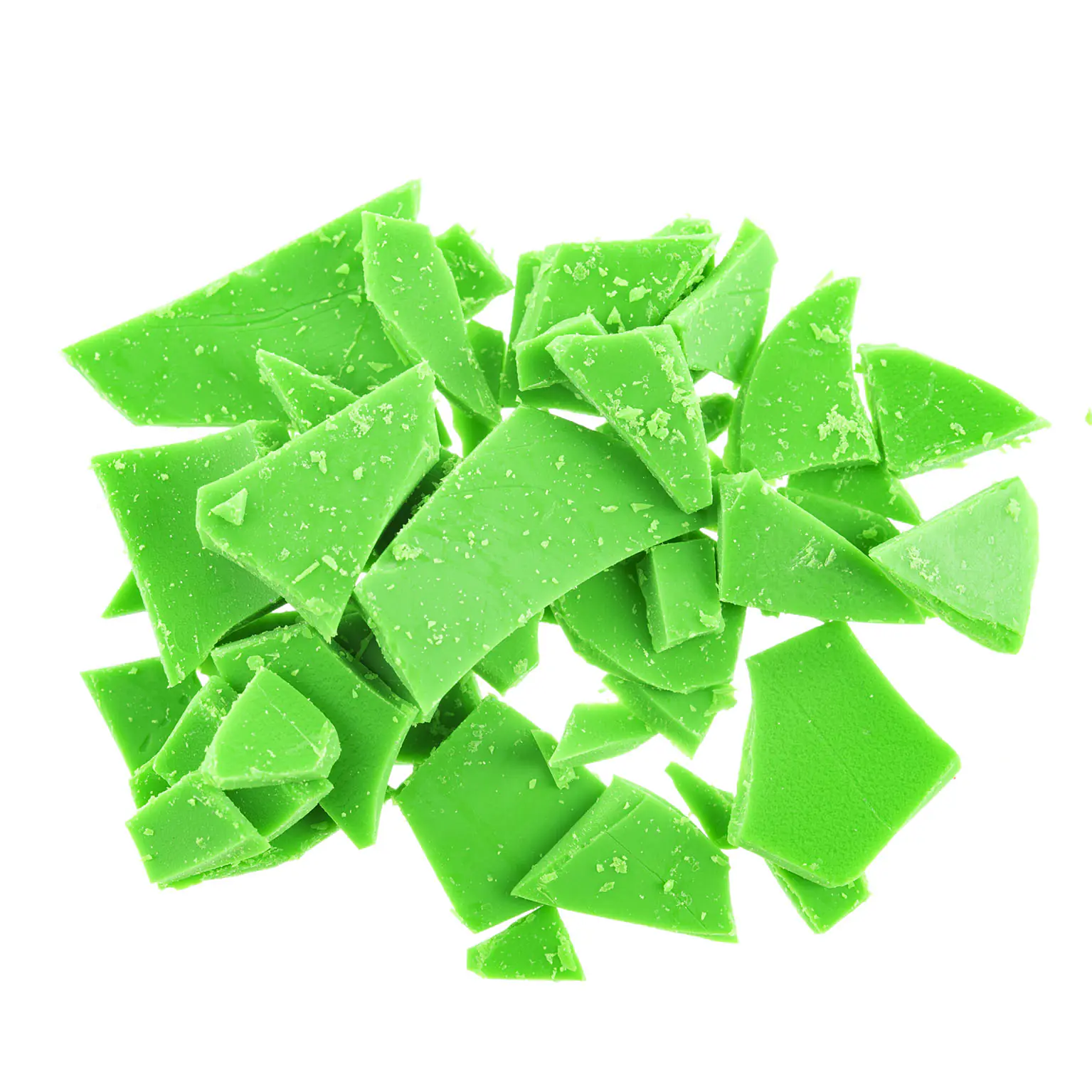 Glorex Wachsfarbe in Pastillenform neon grün 5 g